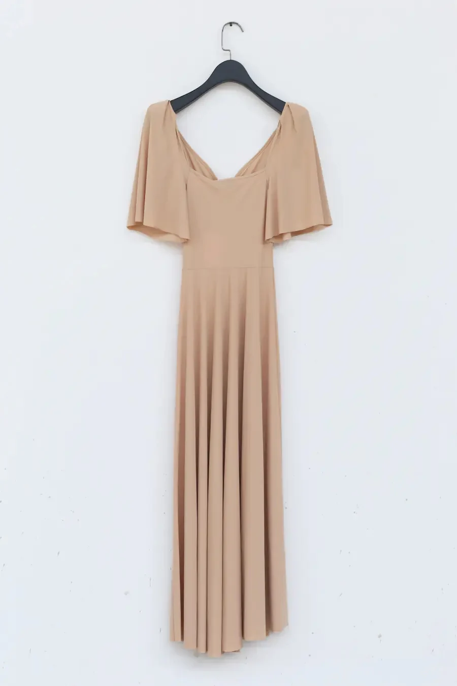 Ryan Roche stretch knitted puff sleeve dress #1206 - Image 5