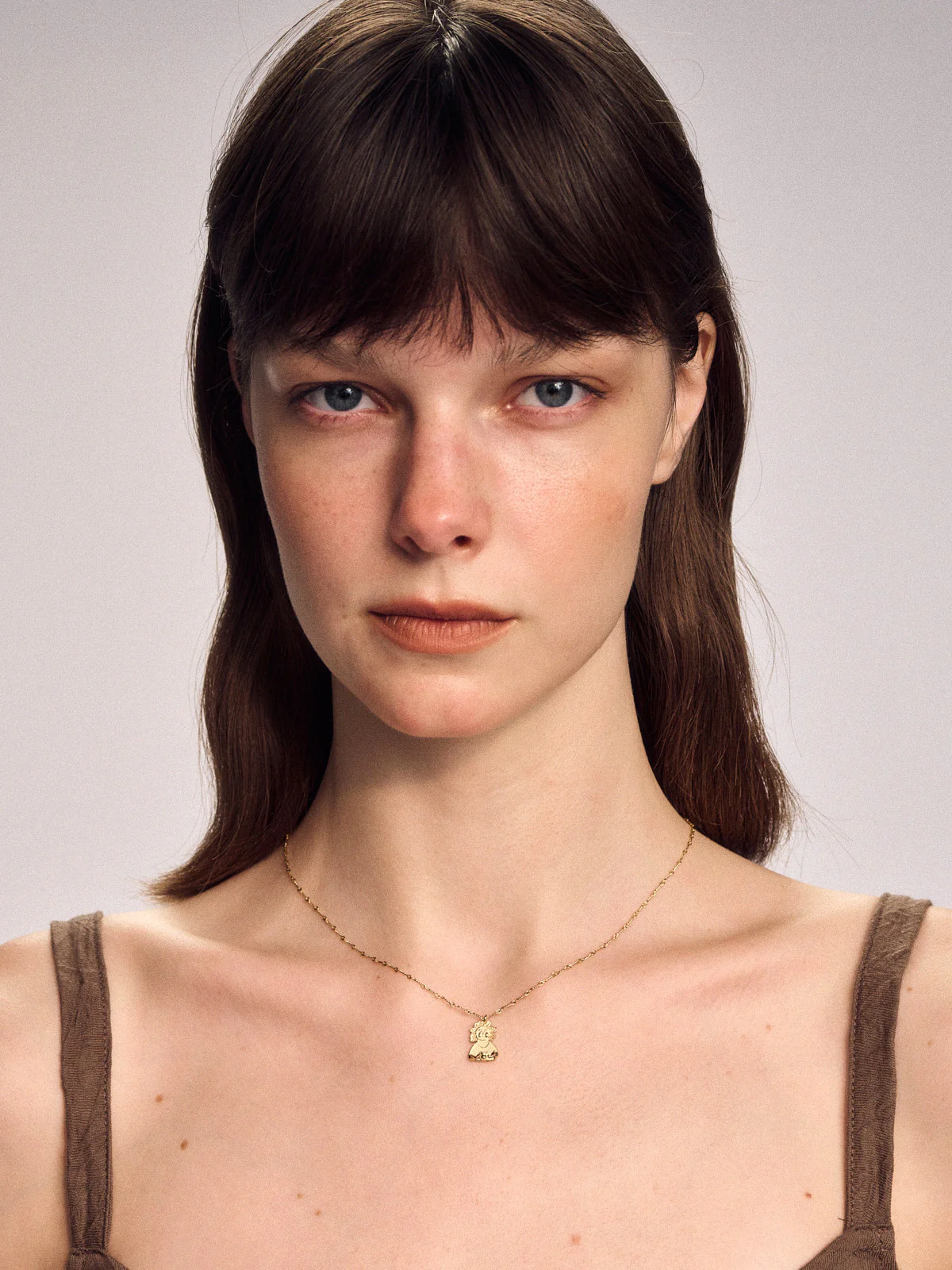 SALE E PEPE Sterling Silver/Gold Plated Dionysus Pendant Necklace SEP-SP05N02-JIN Gold （SP05N01） - Image 8