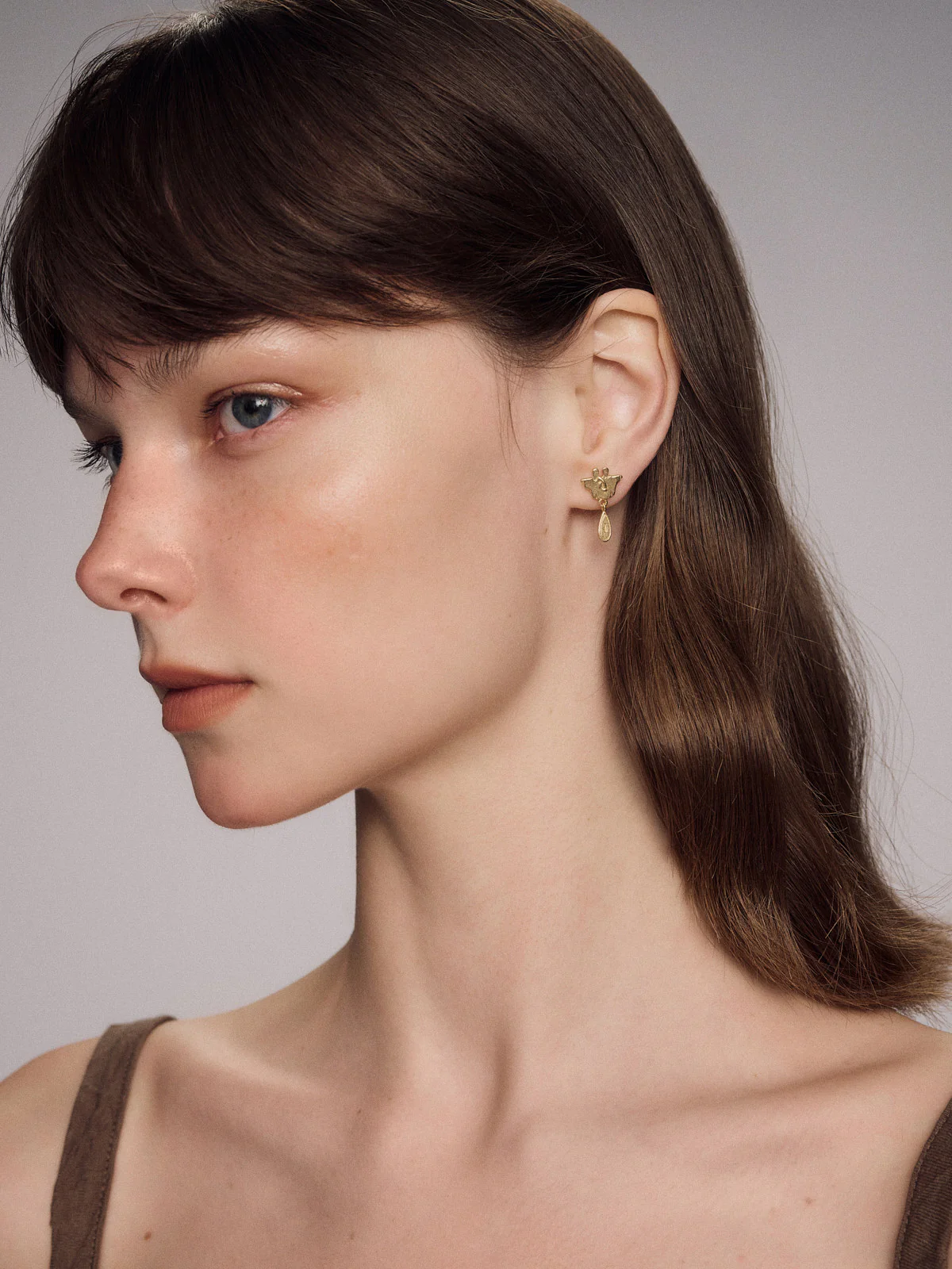 SALE E PEPE Sterling Silver/Gold Plated Double Dance Earrings SEP-SP05E07-JIN Gold (SP05E06) - Image 9