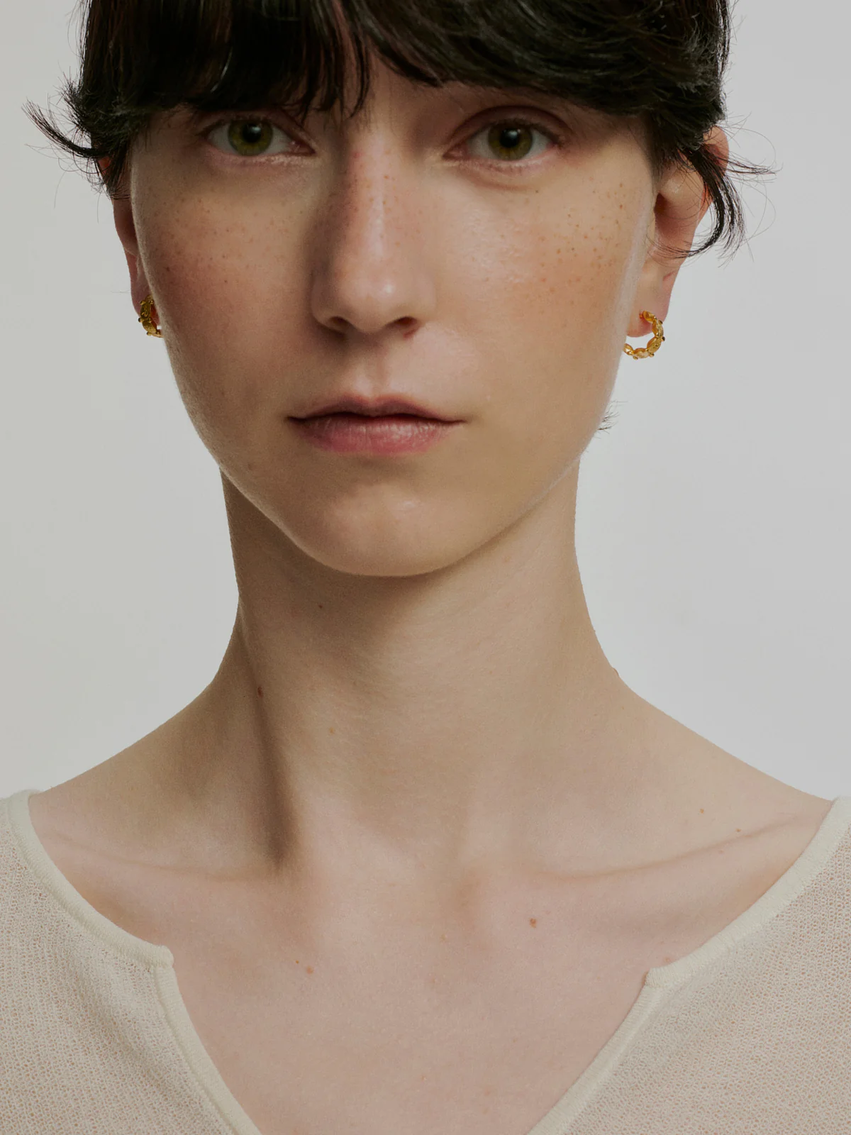 SALE E PEPE Sterling Silver/Gold Plated Picture Earrings SEP-SP04E20-JIN Gold (SP04E19) - Image 7