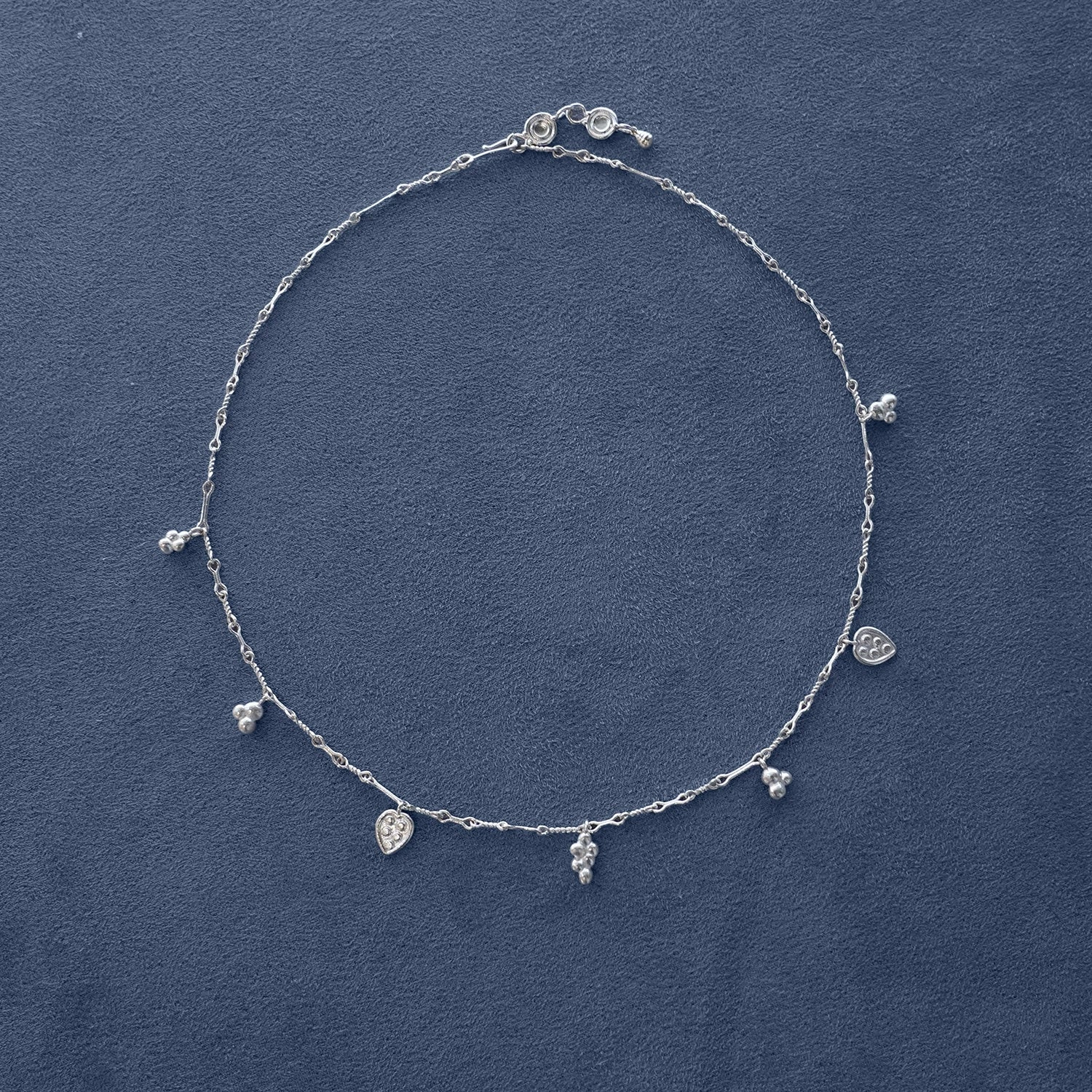SALE E PEPE Sterling Silver Grape Necklace SEP-SP05N18-YIN