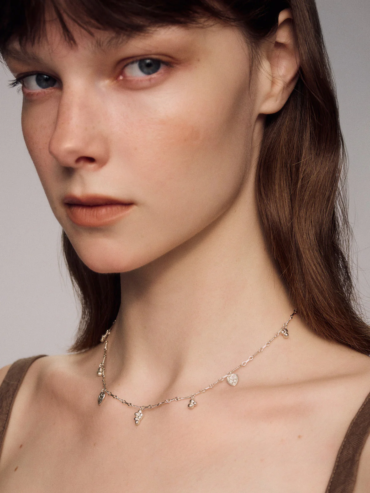 SALE E PEPE Sterling Silver Grape Necklace SEP-SP05N18-YIN - Image 6