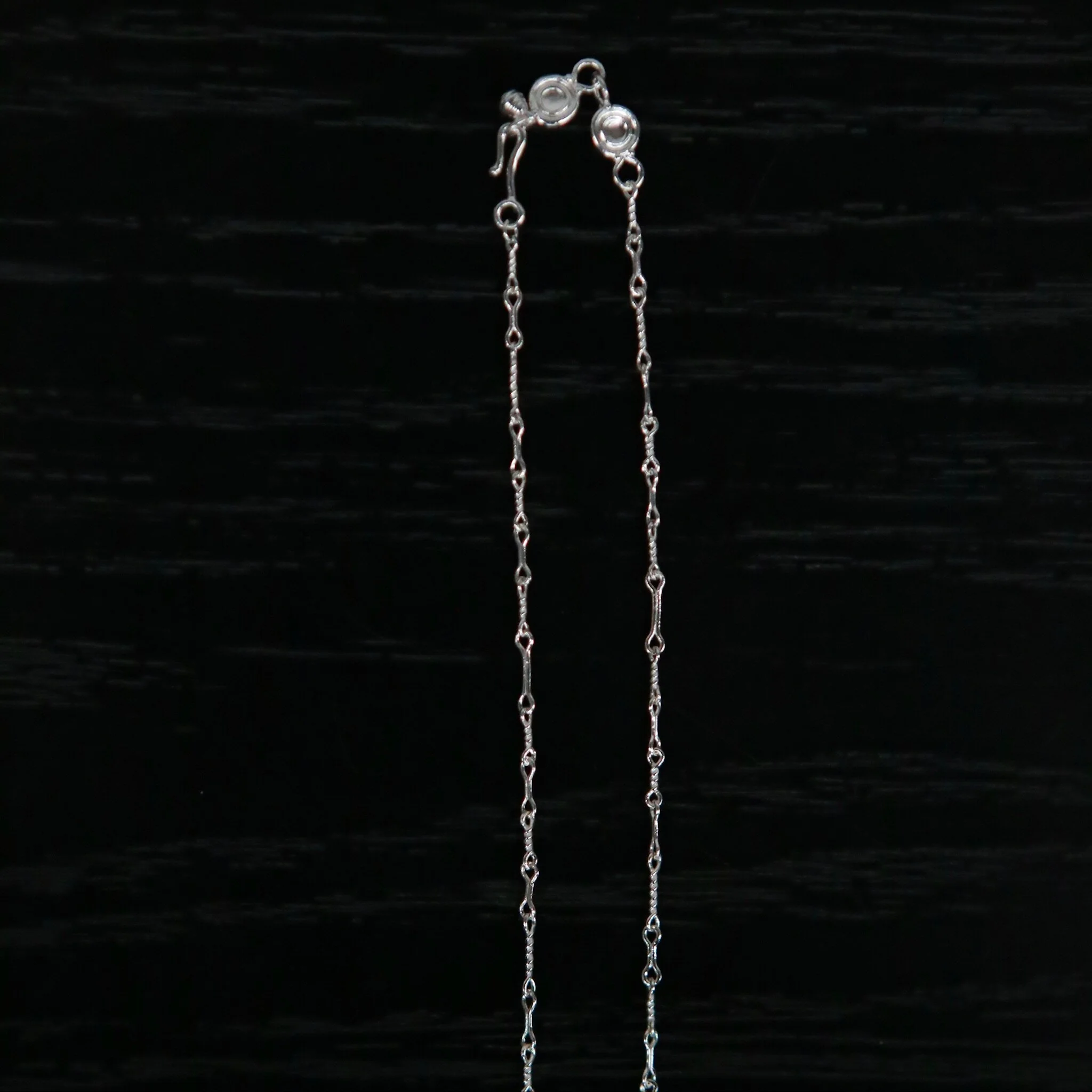 SALE E PEPE Sterling Silver Joyful Gathering Pendant Necklace SEP-SP05N08-YIN Silver - Image 5