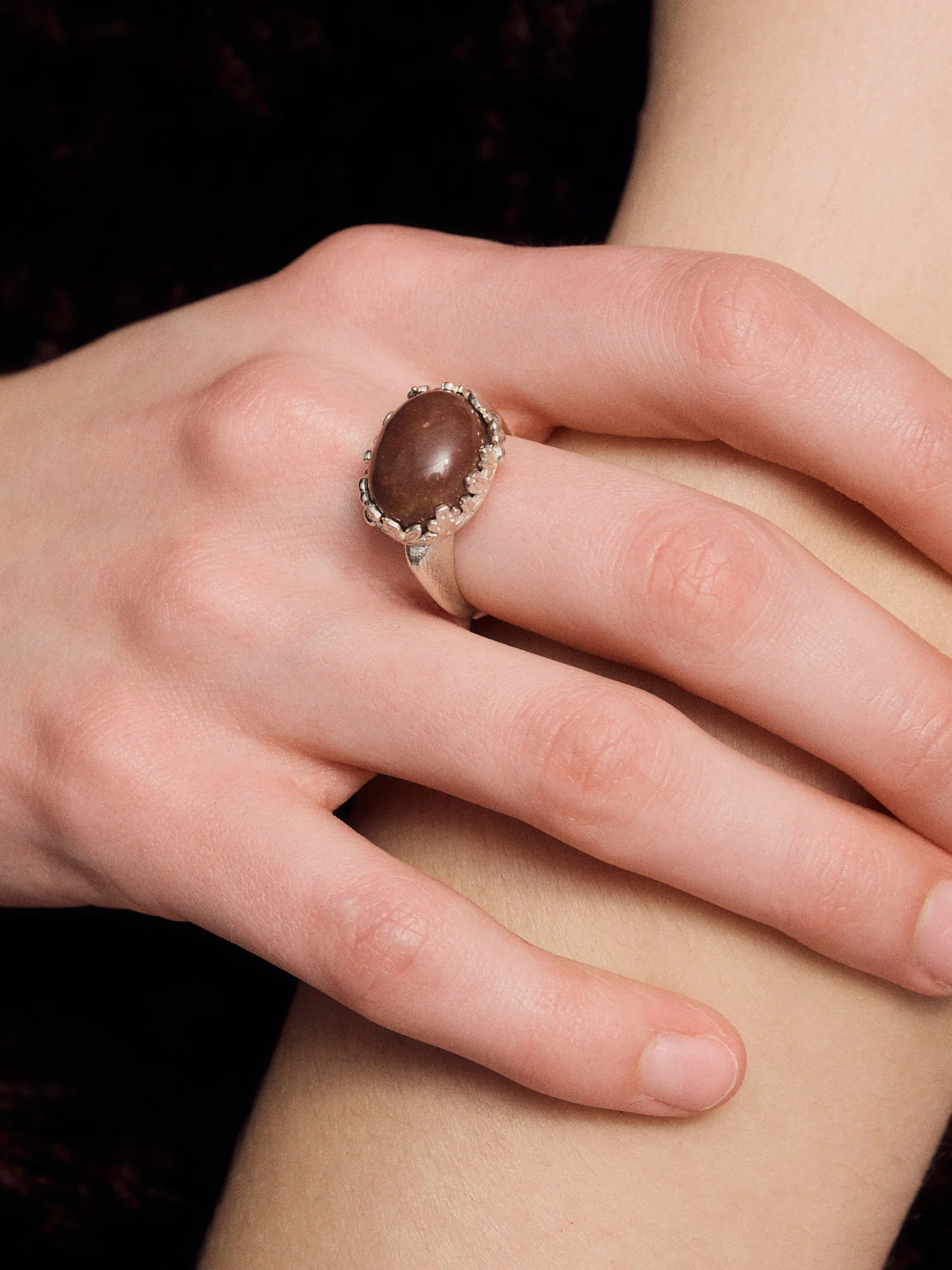 SALE E PEPE Sterling Silver Pebble Grape Ring SEP-SP05F13 - Image 7