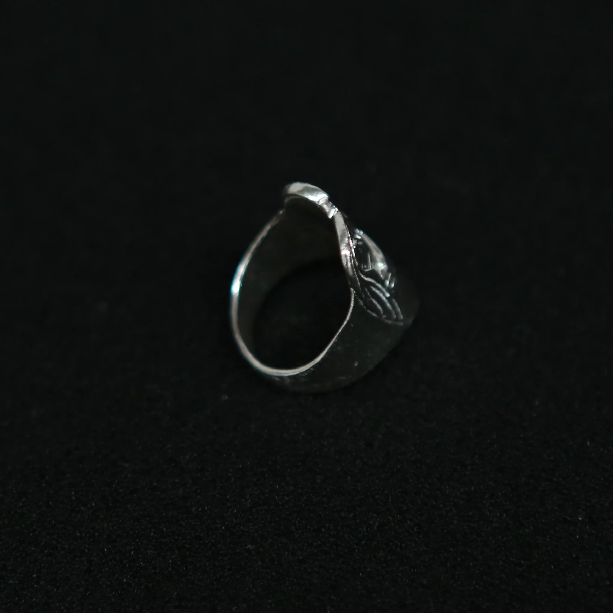 SALE E PEPE Tanabata Special Series Sterling Silver Hug Ring SEP-SP04F18-YIN Silver - Image 4