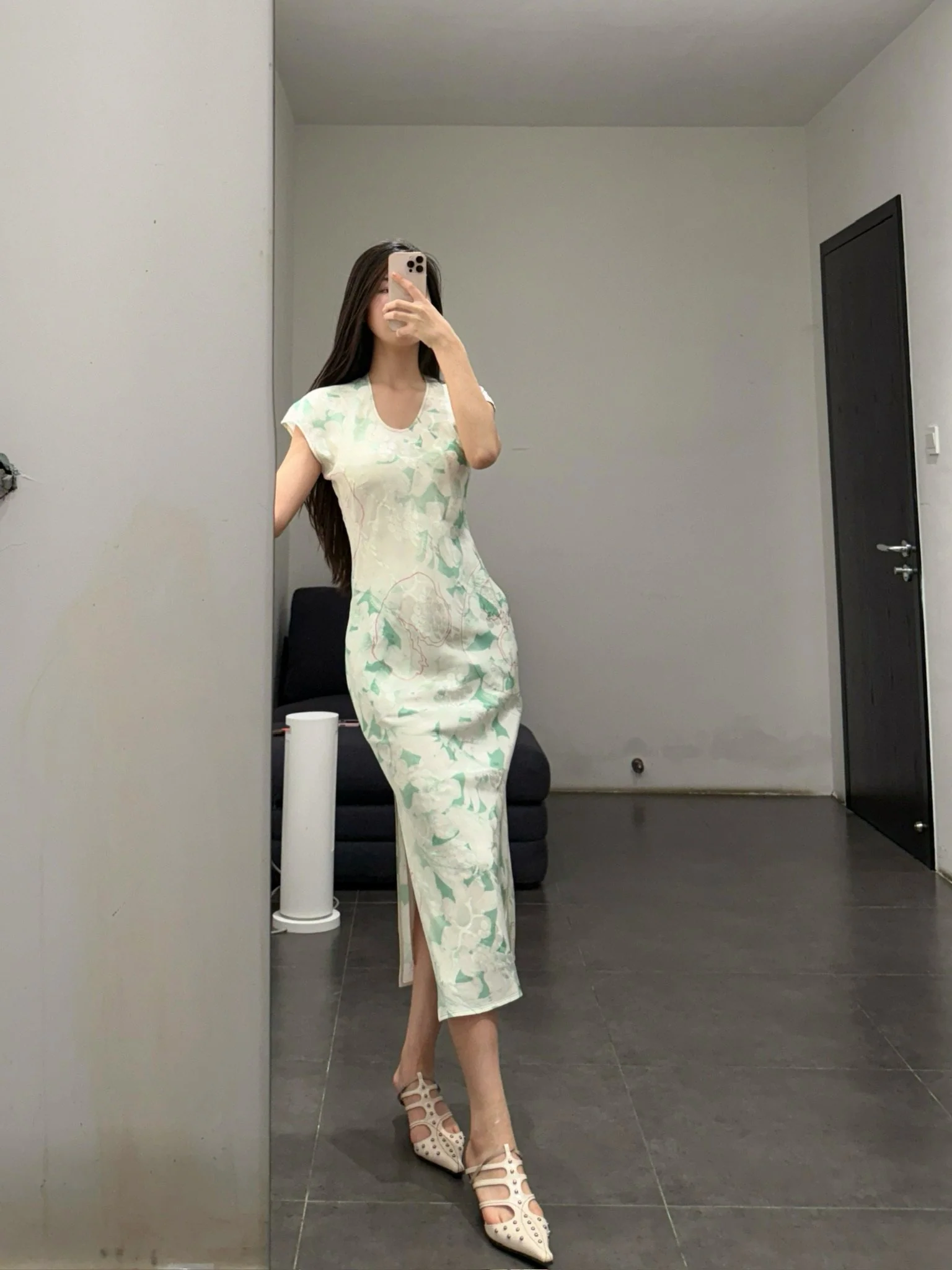 SAMUEL GUI YANG 2026 Spring/Summer SALIX Dress SGY-SS26CDR06-1-1-FADED FLORA - Image 15