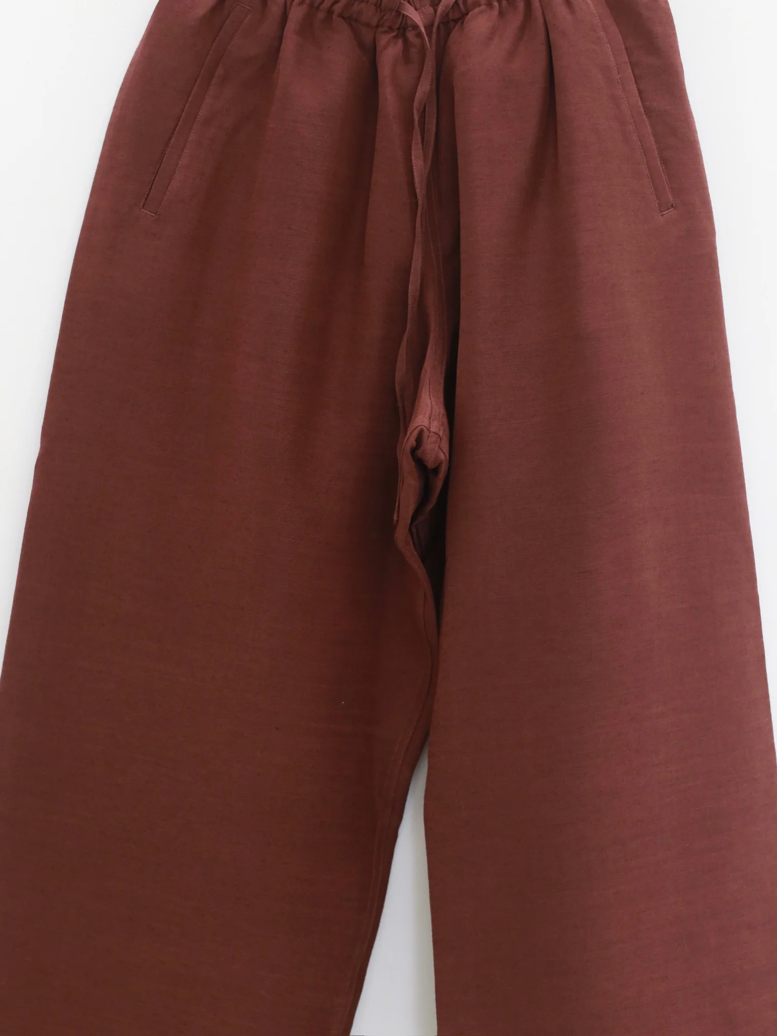 SAMUEL GUI YANG 25 autumn and winter trousers SGY-AW25BTR08-1-1-MERLOT - Image 3