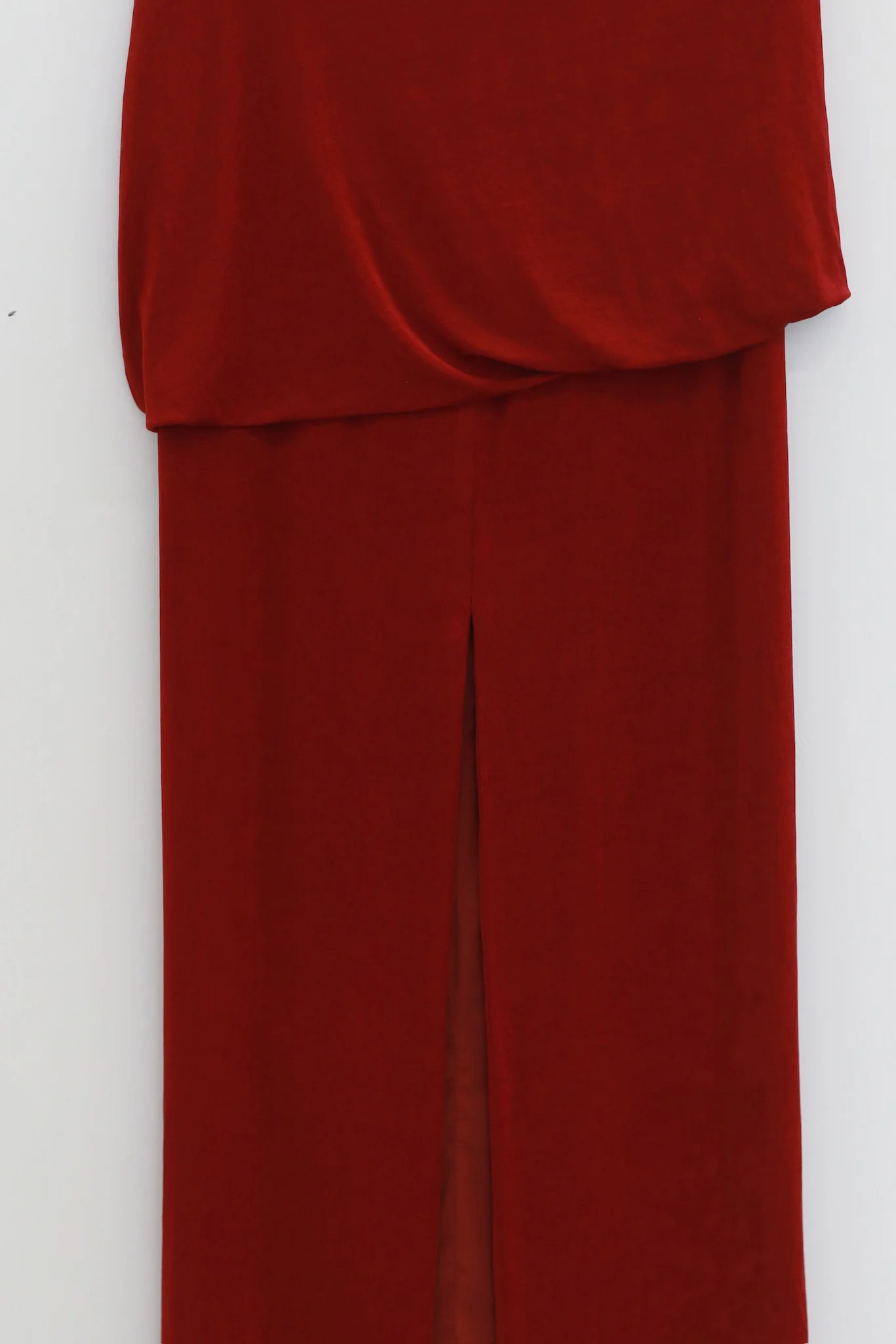 SAMUEL GUI YANG 25 Autumn/Winter Top/Skirt SGY-AW25BSK14-1-1-OX BLOOD Skirt (AW25BTP01) - Image 2