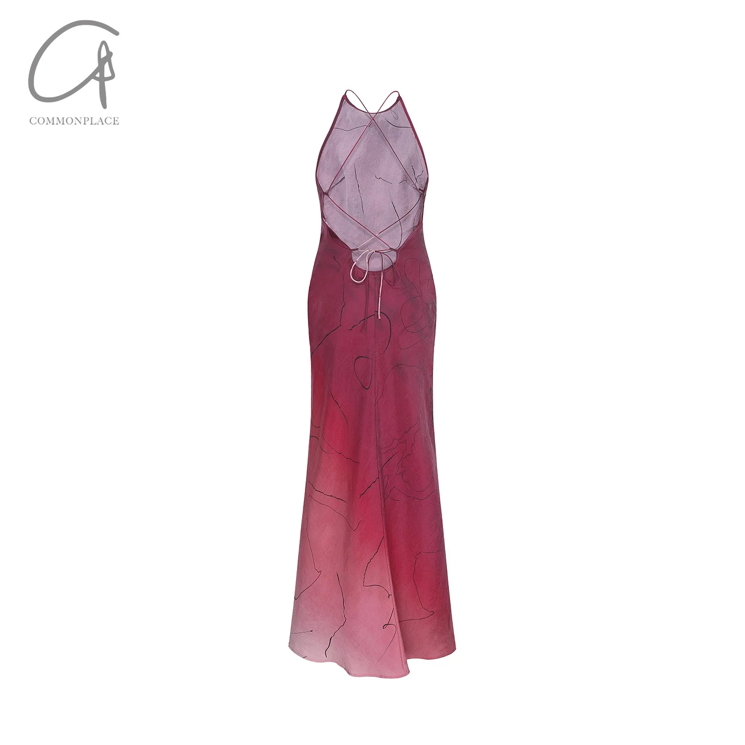 SAMUEL GUI YANG 25 Spring/Summer Gradient Sling Dress SGY-SS25ADR18-1-1-PINKSEA - Image 6