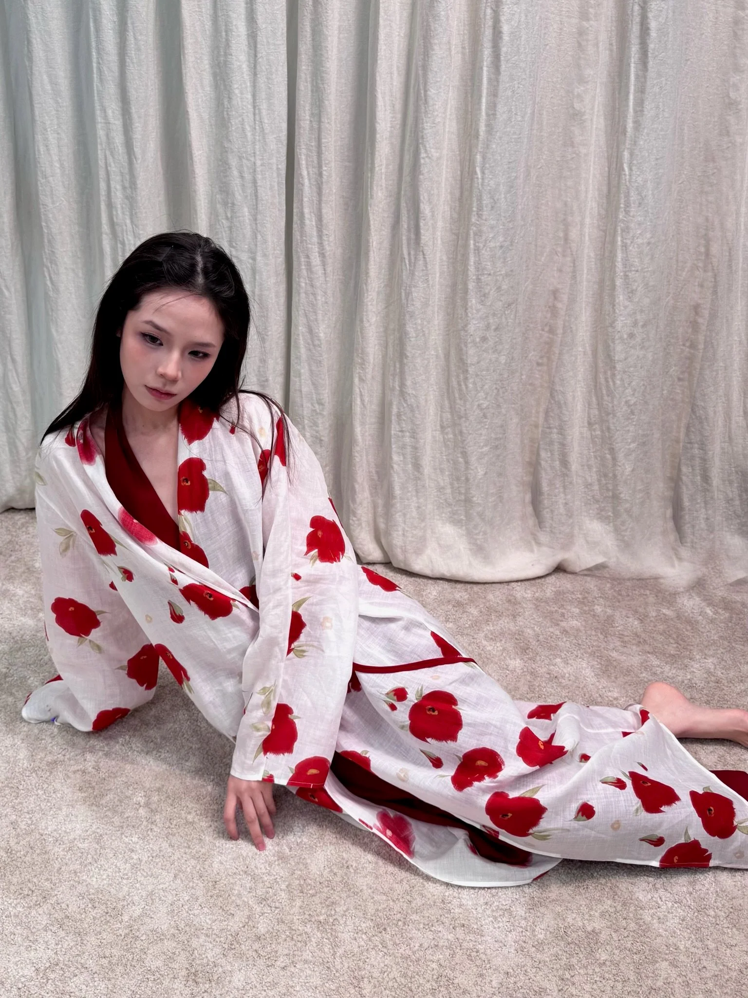 SAMUEL GUI YANG 26 Spring/Summer Casual Dress SGY-SS26CDR18-1-1-POPPY - Image 13