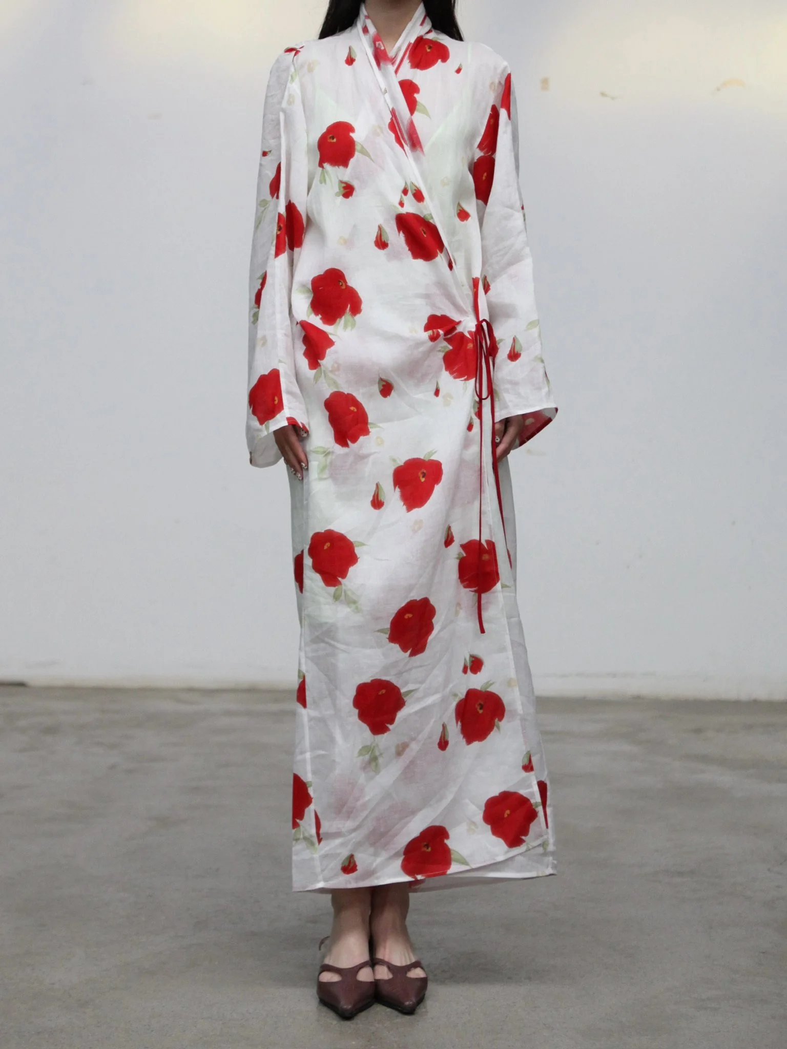 SAMUEL GUI YANG 26 Spring/Summer Casual Dress SGY-SS26CDR18-1-1-POPPY - Image 3