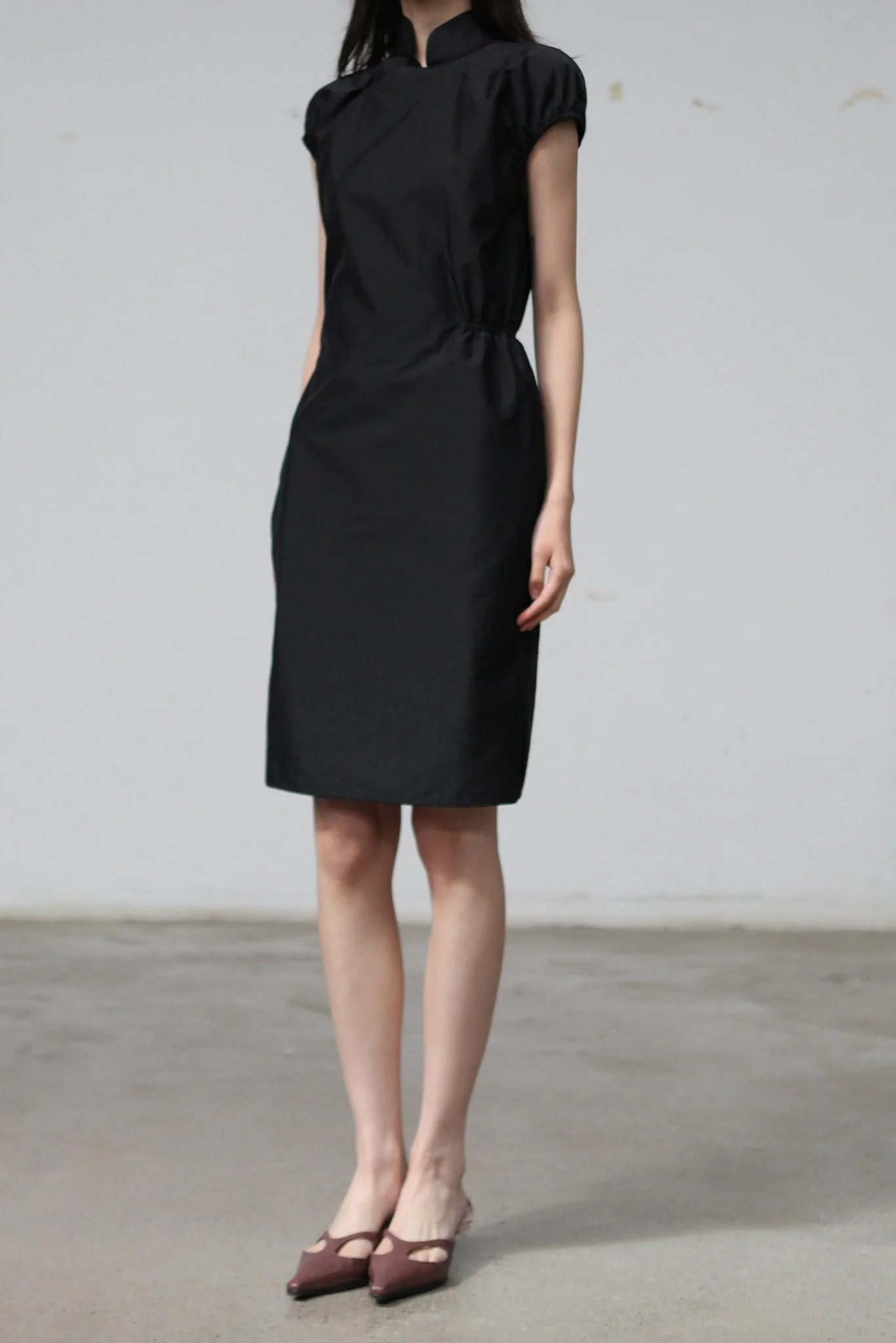 SAMUEL GUI YANG 26 Spring/Summer Cheongsam SGY-SS26CDR04-1-1-Black - Image 2