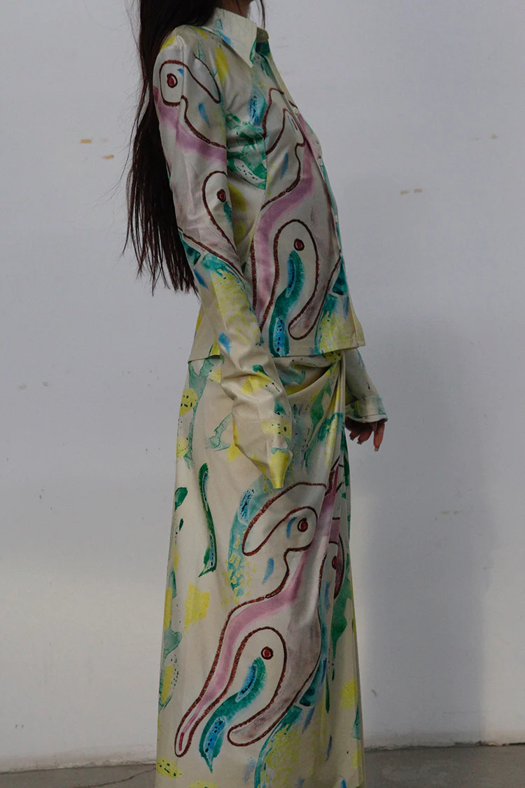 SAMUEL GUI YANG Color Shirt SS22SH05-2 - Image 7