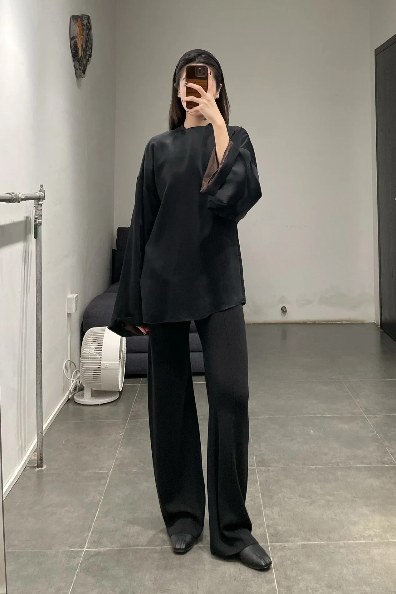 SAMUEL GUI YANG Cupro Top AW21TP02-1 - Image 9