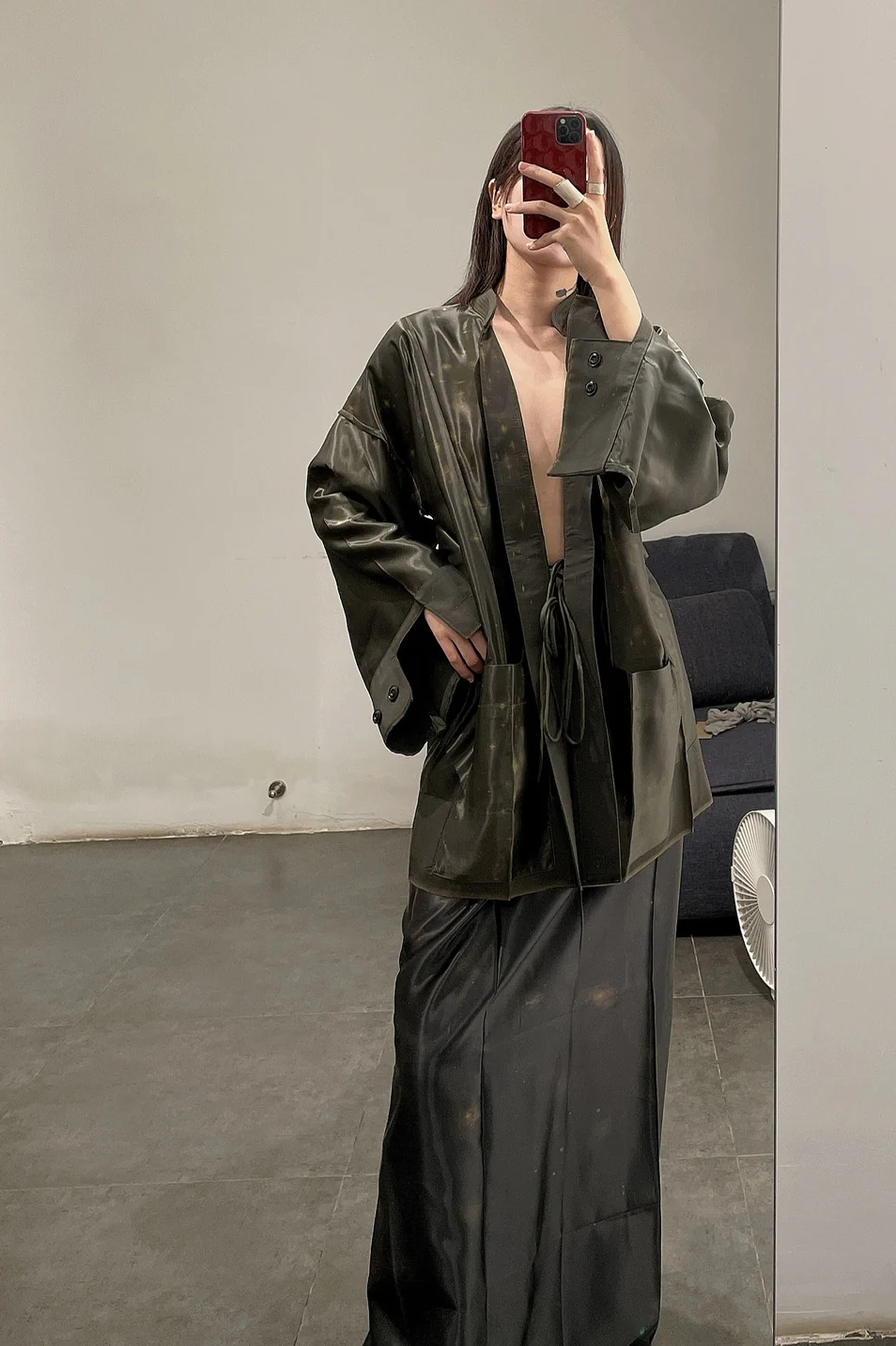 SAMUEL GUI YANG Folding skirt AW21 SK01-1 - Image 4