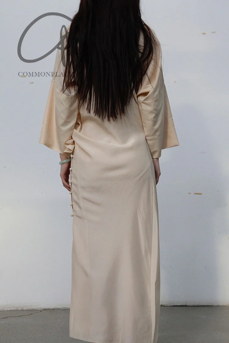 SAMUEL GUI YANG Long Skirt SS22DR01-2 (SS22DR01-GY) - Image 7