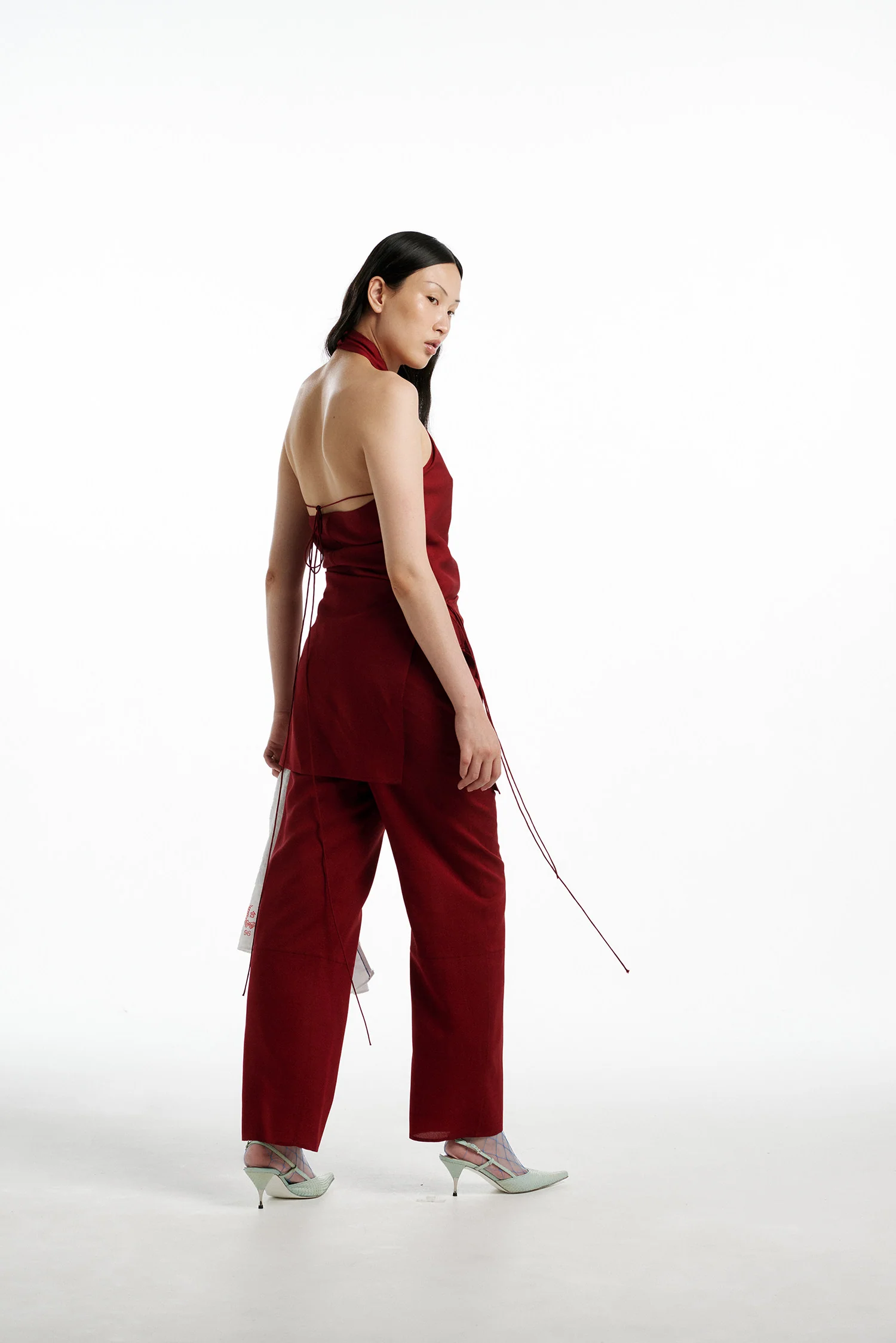 SAMUEL GUI YANG Spring/Summer 2026 Anita Top/Vest SGY-SS26CTP05-1-1-CHERRY RED - Image 11