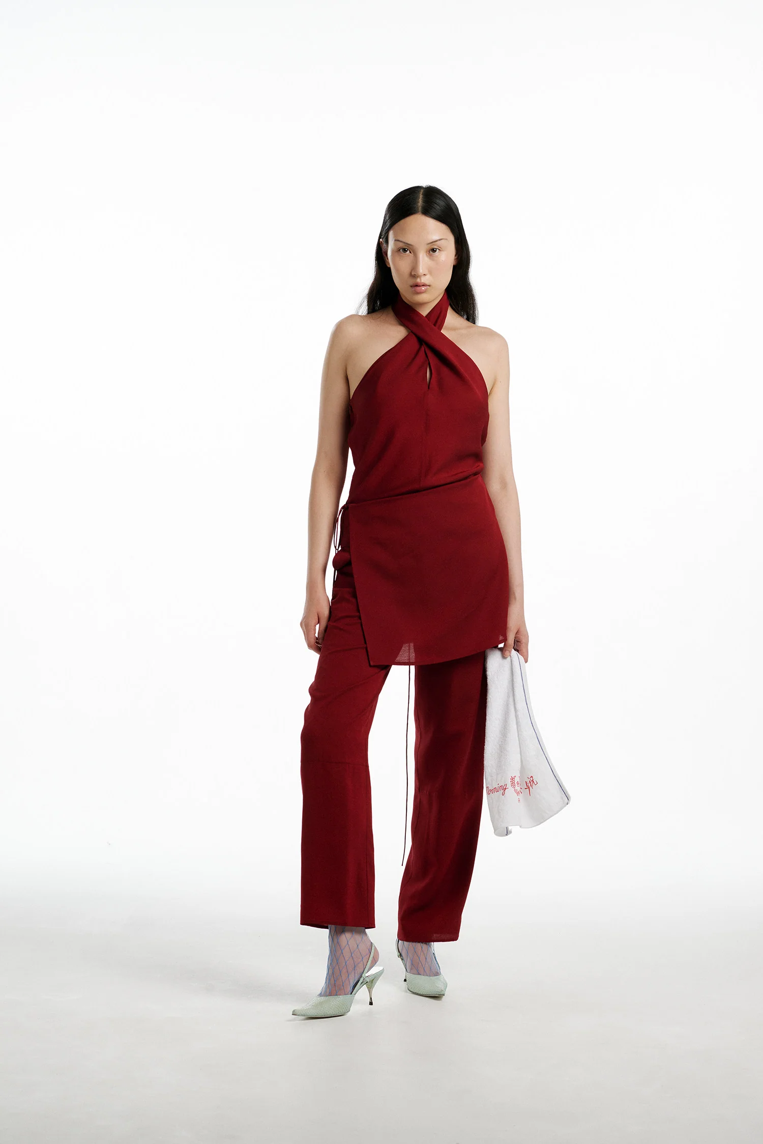 SAMUEL GUI YANG Spring/Summer 2026 ANITA Trousers SGY-SS26CTR20-1-1-CHERRY RED - Image 13