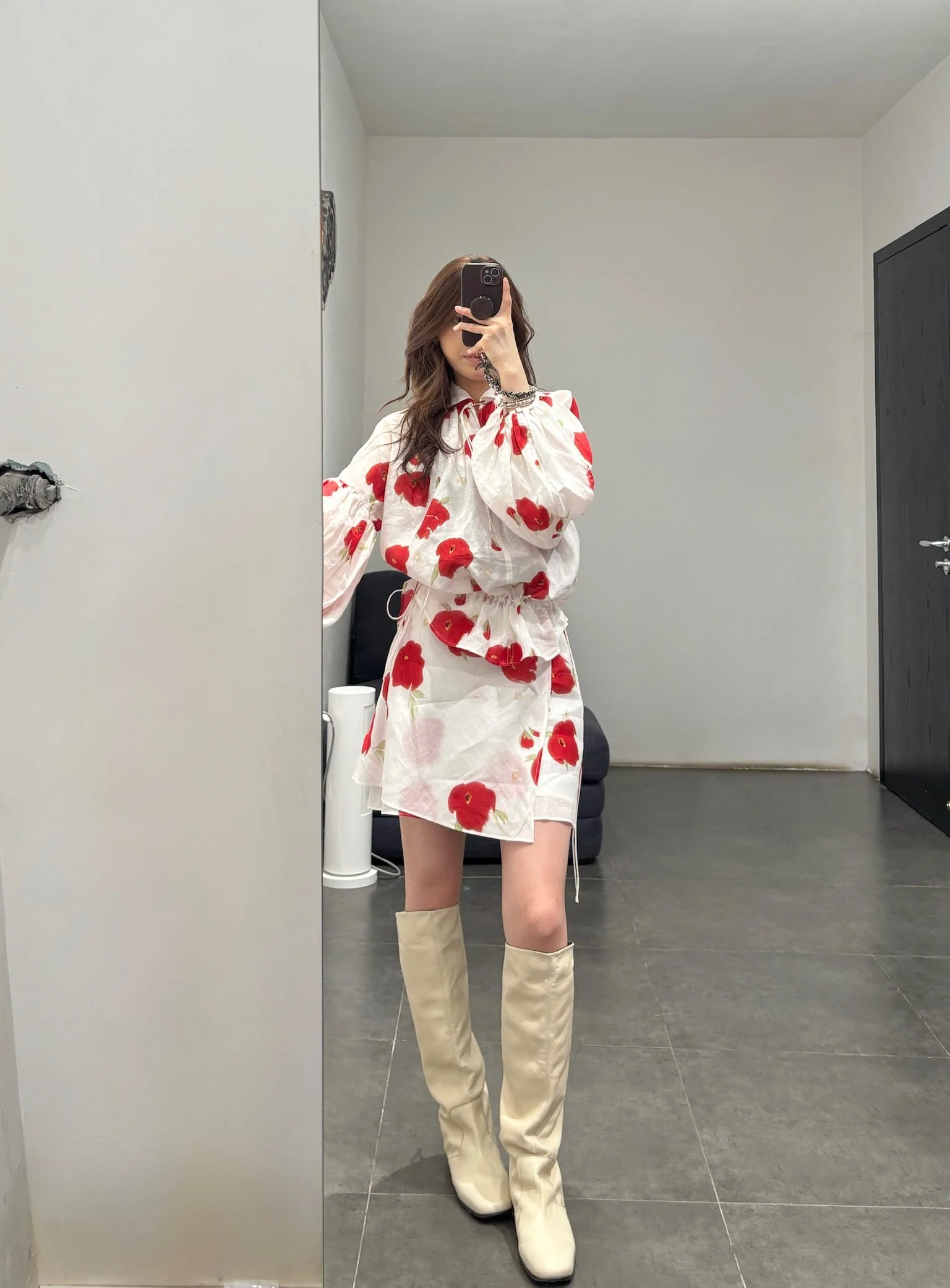 SAMUEL GUI YANG Spring/Summer 2026 Balloon Collection Shirt/Skirt SGY-SS26CSH10-1-1-POPPY Shirt - Image 18
