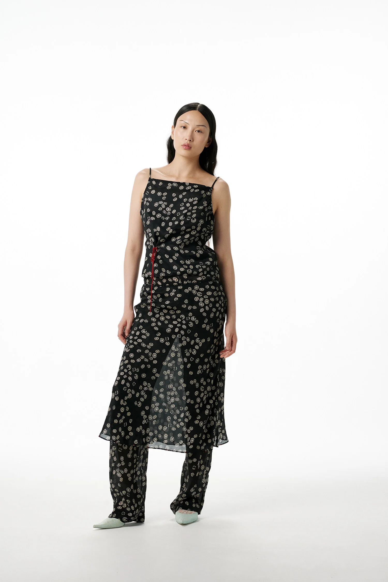 SAMUEL GUI YANG Spring/Summer 2026, Fier top/camisole/skirt/pants set SGY-SS26CTP09-1-1-LOTUSROOT vest - Image 8