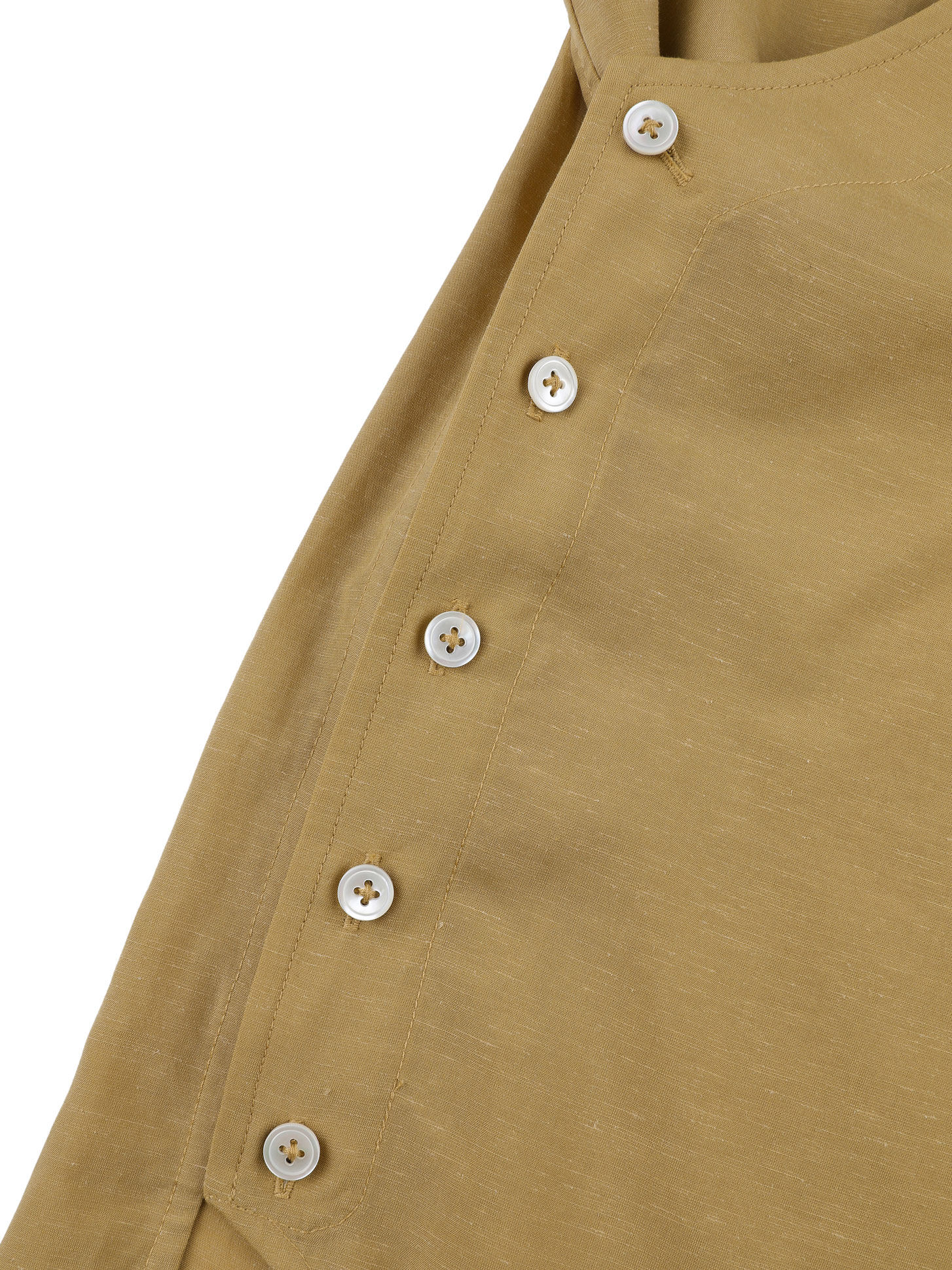SAMUEL GUI YANG Spring/Summer 2026 S-Cut Neckline Shirt/Skirt SGY-SS26CPSSH01-1-1-GOLDEN TEA Shirt - Image 12