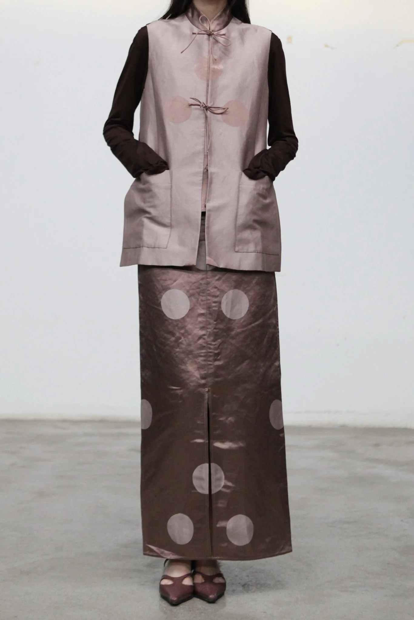 SAMUEL GUI YANG Spring/Summer 2026 Vest/Mid-length Skirt SGY-SS26CSK11-1-1-DUSK (SS26CSH06) Mid-length Skirt - Image 7