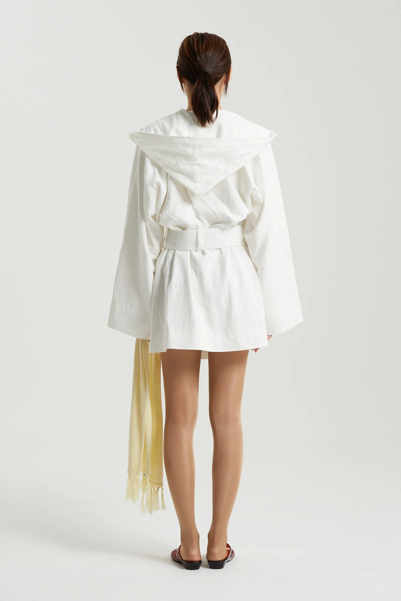 SAMUEL GUI YANG Valentina linen and cotton coat CO03-2 - Image 3