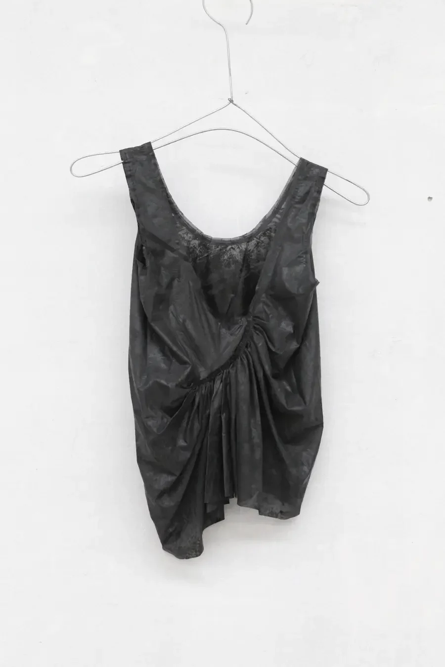 Sandrine Philippe pleated vest SS19 F 1006 light gray - Image 4