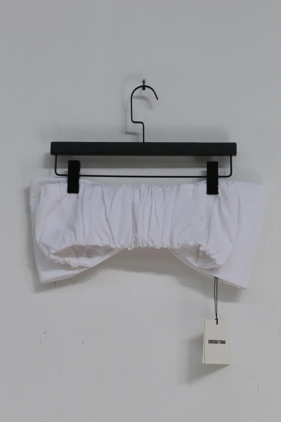 shushutong bow bandeau top aw21to01 white - Image 4