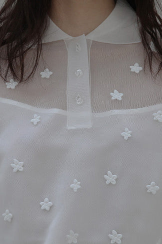 shushutong flower polo shirt ss20to20 - Image 5