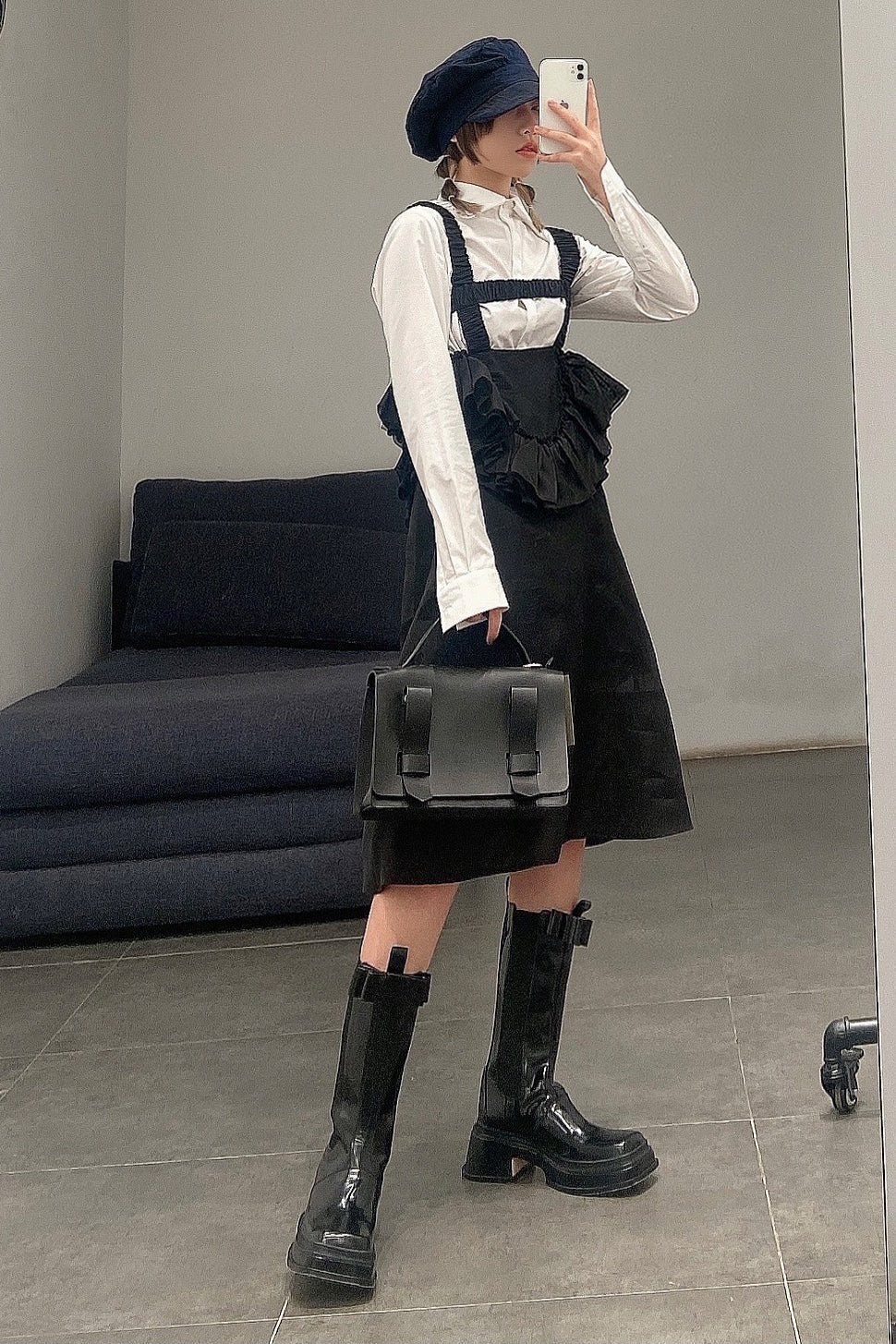 shushutong lace collar shirt ss21to08 - Image 13