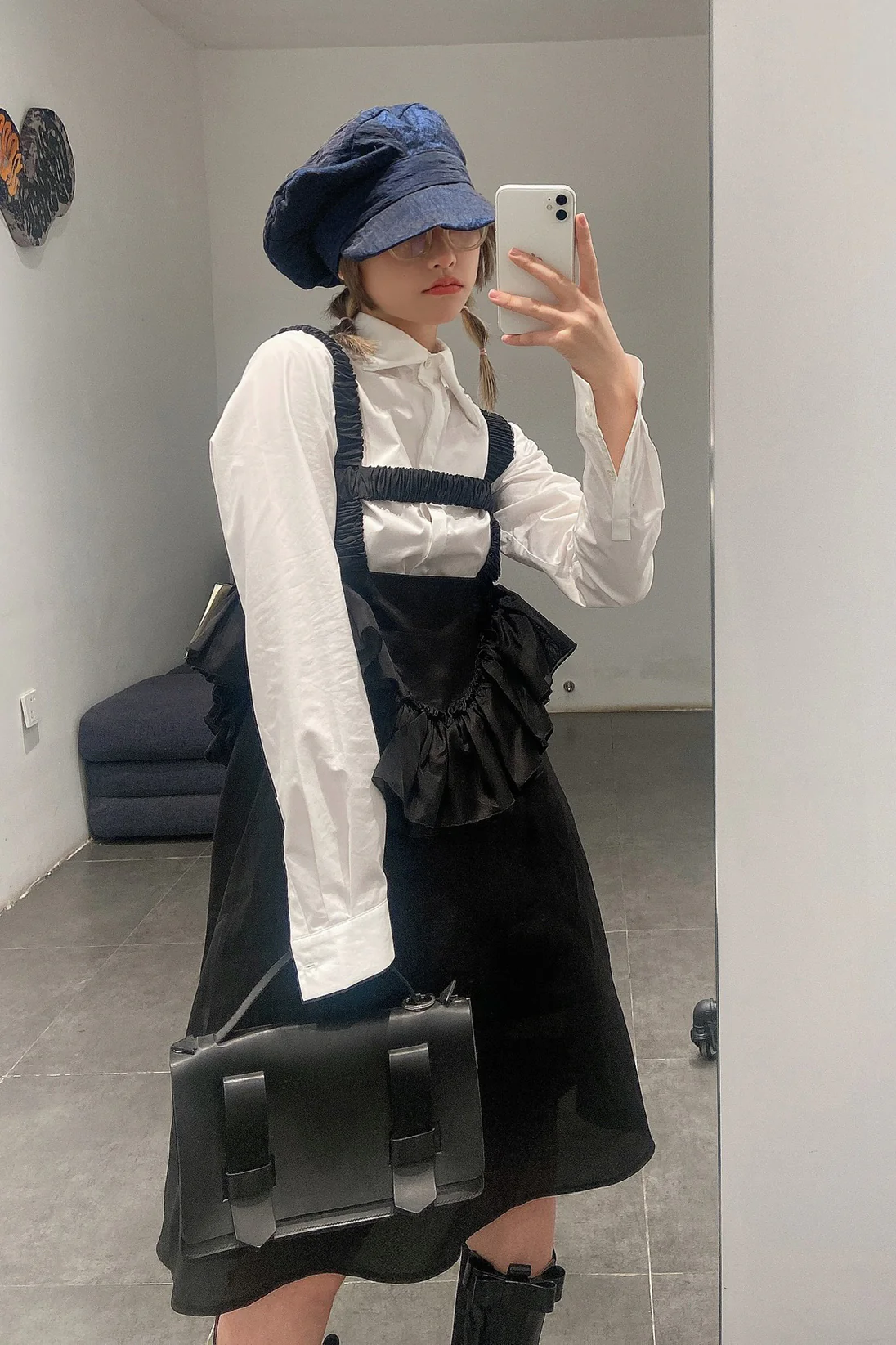 shushutong lace collar shirt ss21to08 - Image 14