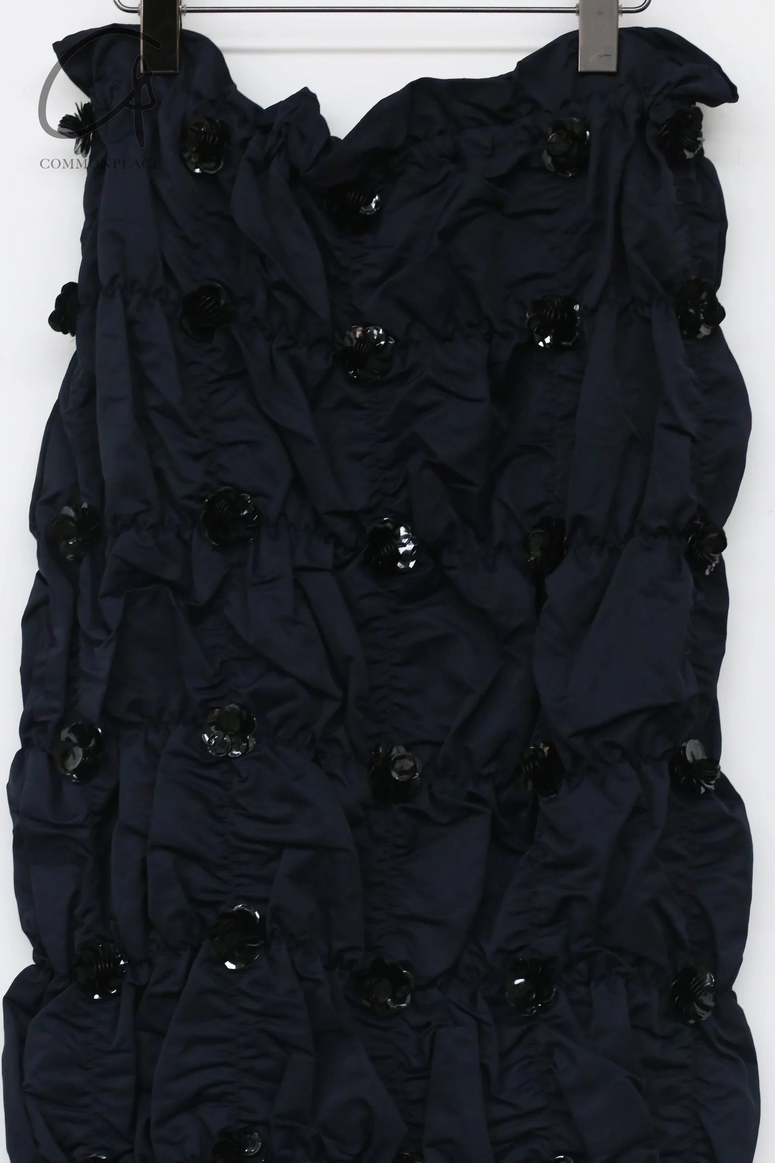 SHUSHUTONG pleated mid skirt aw21sk08 dark blue - Image 10
