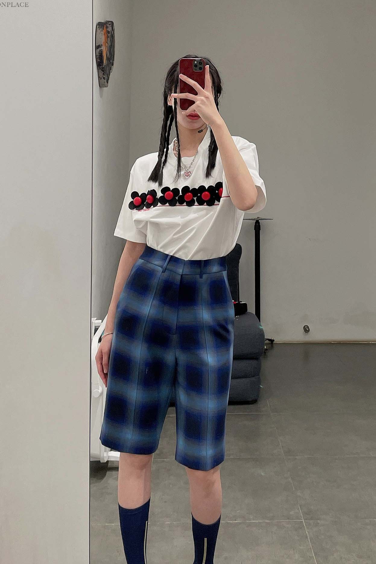 Shushutong short pants aw21tr02 blue - Image 13