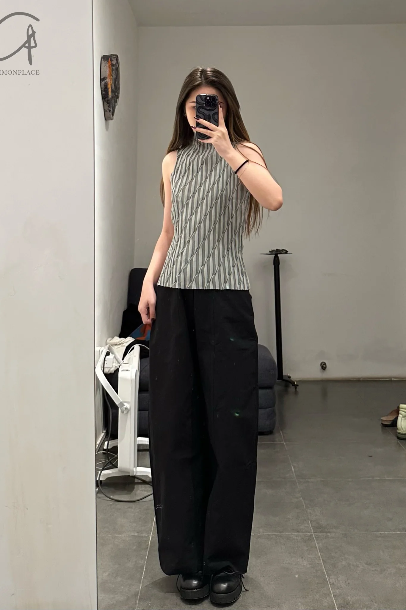 Song for the Mute biased sleeveless top 222_WTP007_WAVEGRY - Image 15
