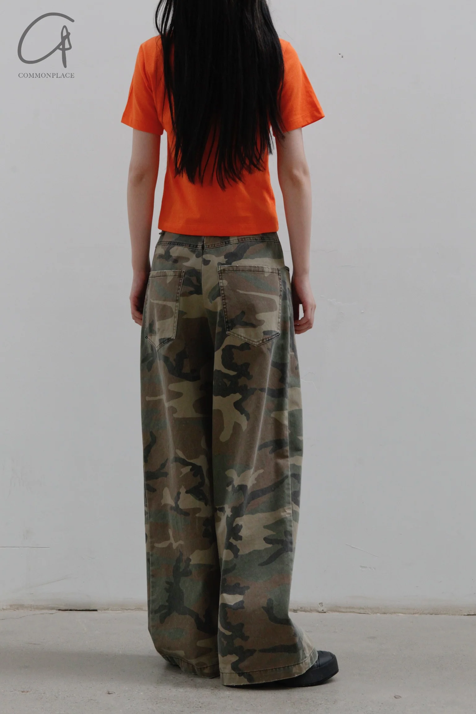 Song for the mute camouflage wide-leg pants 231_WPT040 - Image 6