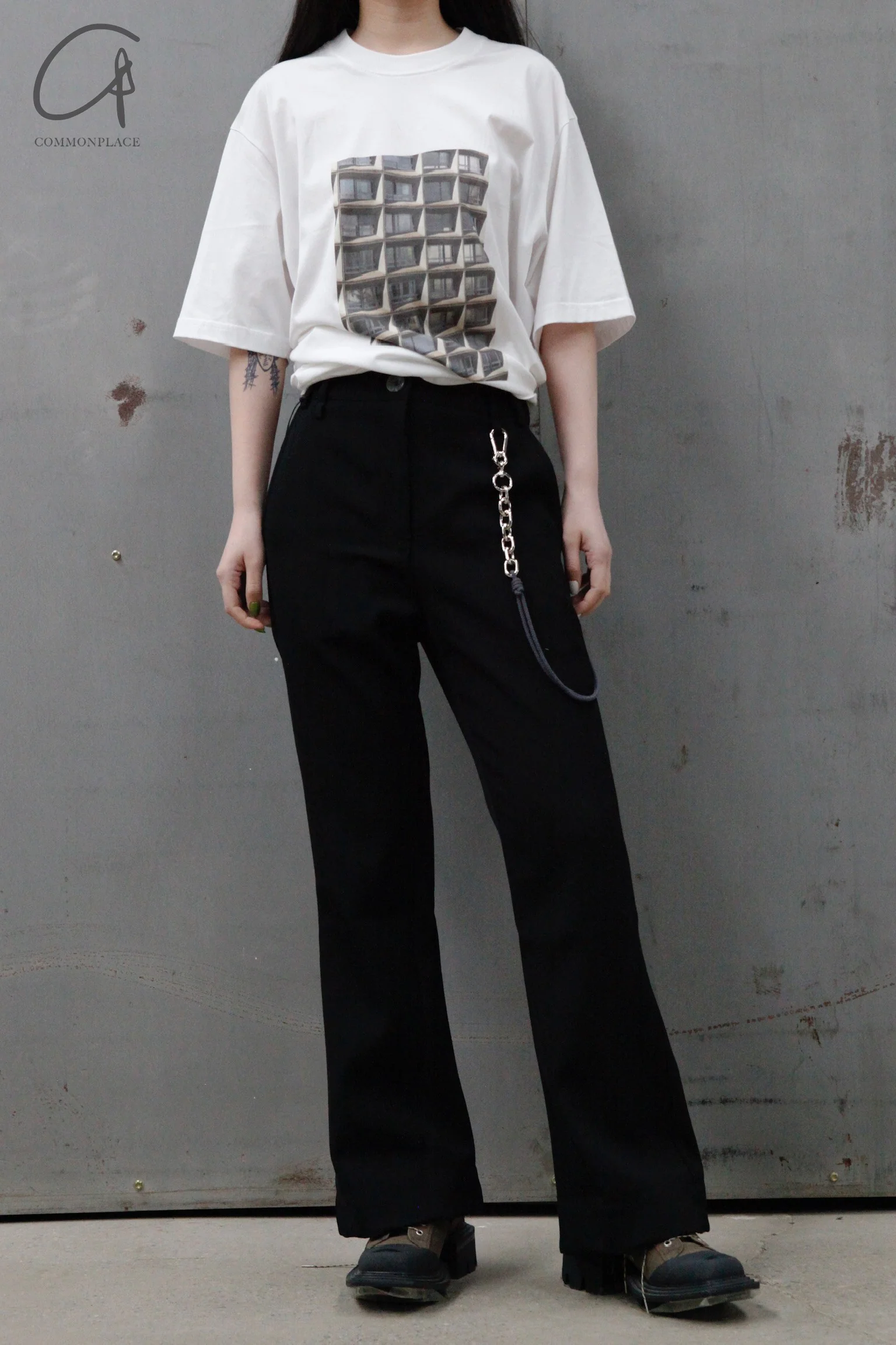 Song for the Mute Custom Freate Pants SFTM-222_WPT044_GBDNBLK - Image 2