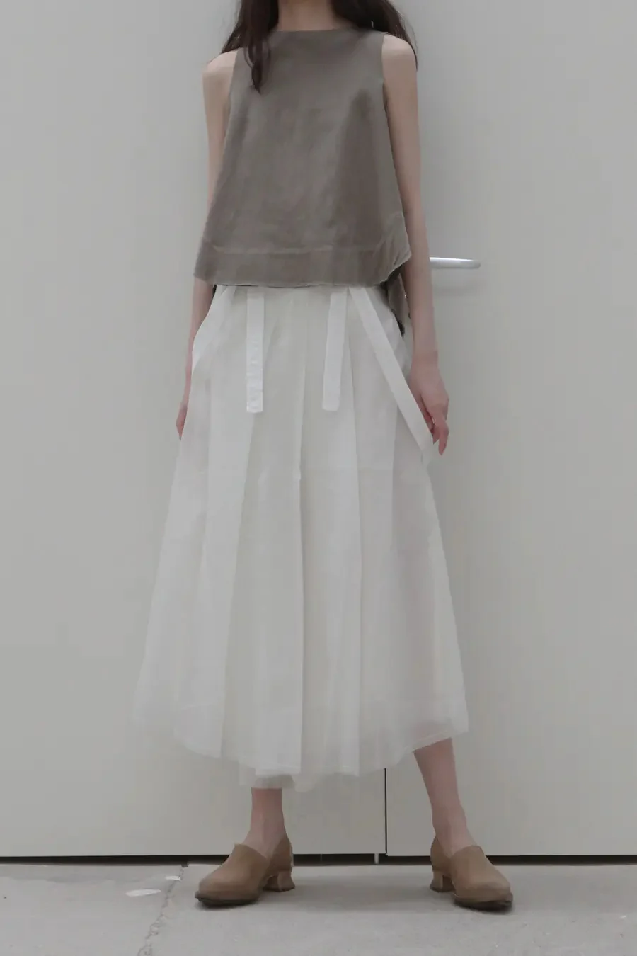 song for the mute pleated skirt with backing 201 WSK009L - Image 2