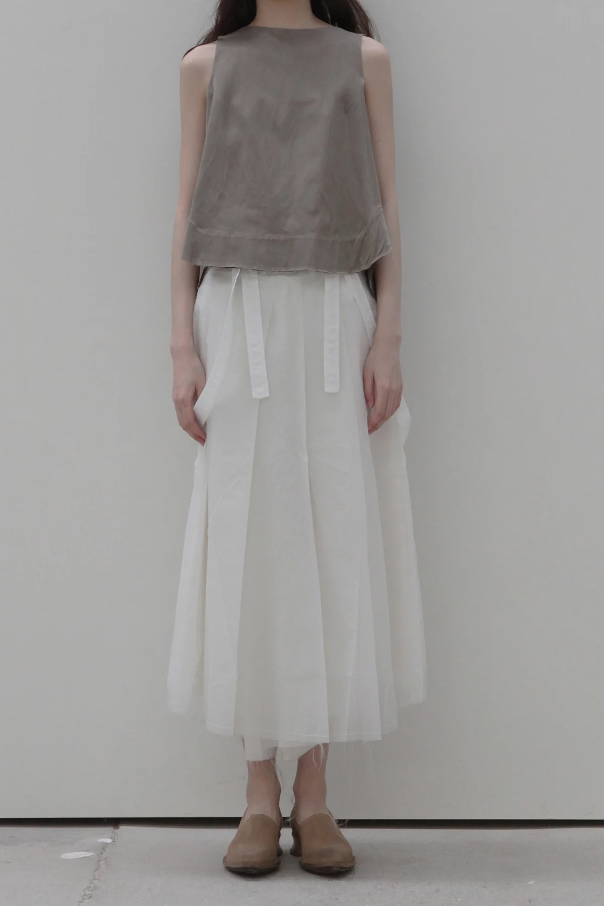 song for the mute pleated skirt with backing 201 WSK009L - Image 3