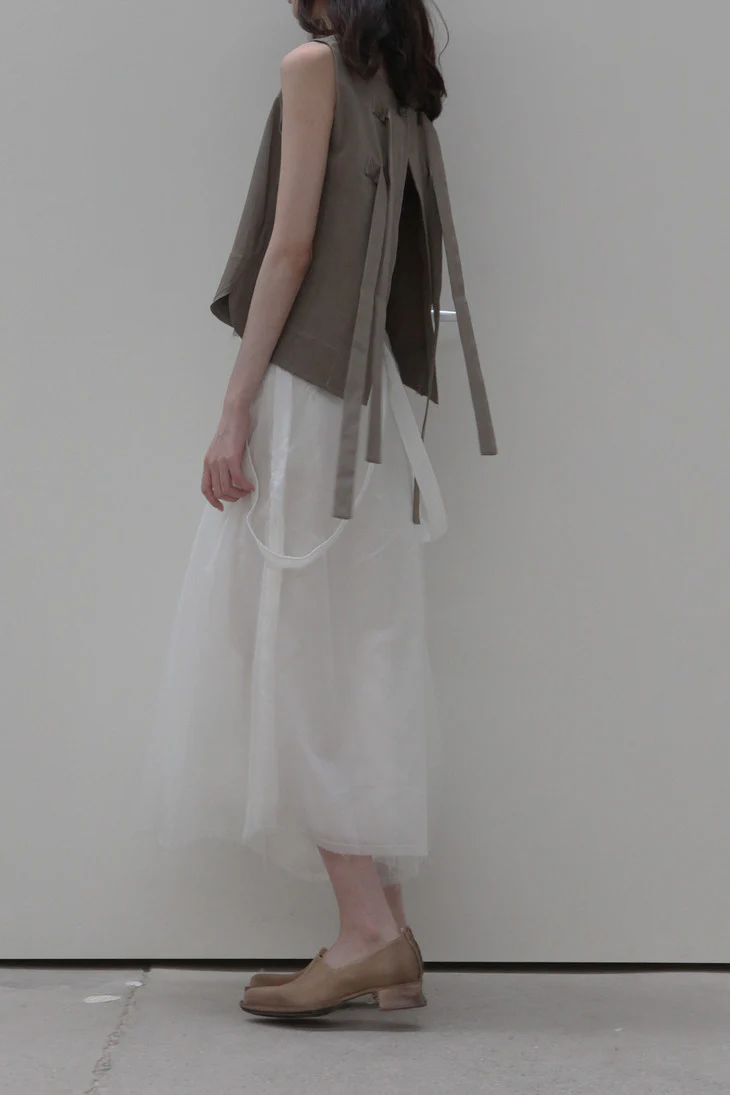 song for the mute pleated skirt with backing 201 WSK009L - Image 4