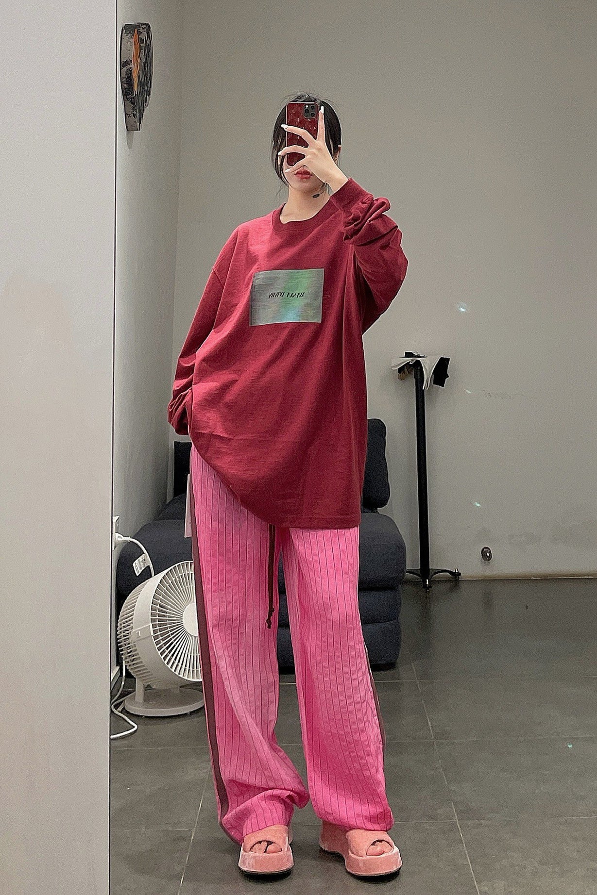 Song for the mute oversized crew neck pullover 221_MJP017P13_ROOTMLO - Image 11