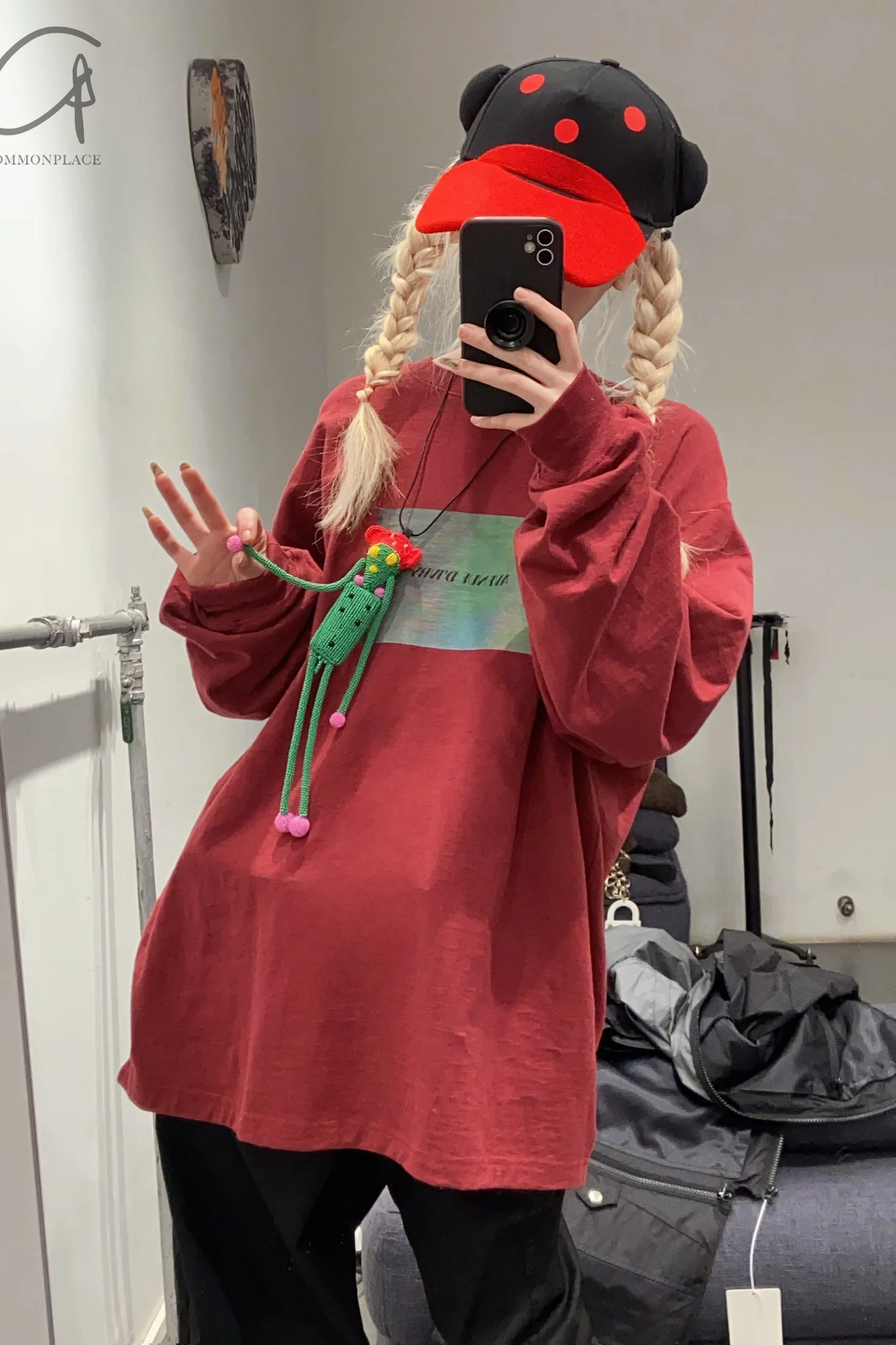 Song for the mute oversized crew neck pullover 221_MJP017P13_ROOTMLO - Image 14