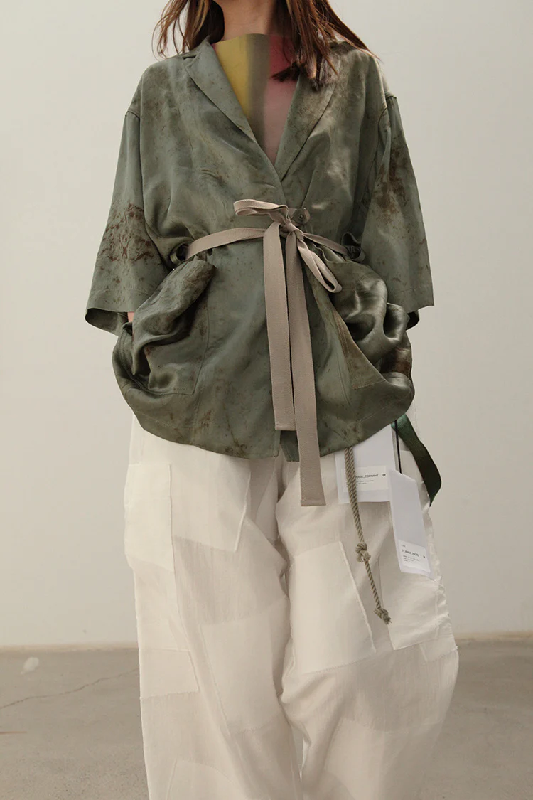 Song for the mute patch pocket jacket 211_WJKO37_VISCTEL - Image 5