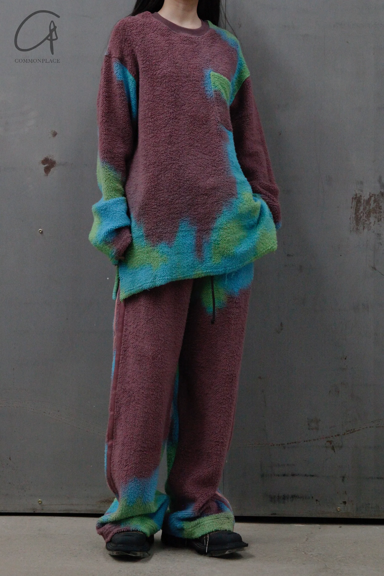 Song for the Mute wing wrap pants 222_WPT010_ACIDPPL purple - Image 5