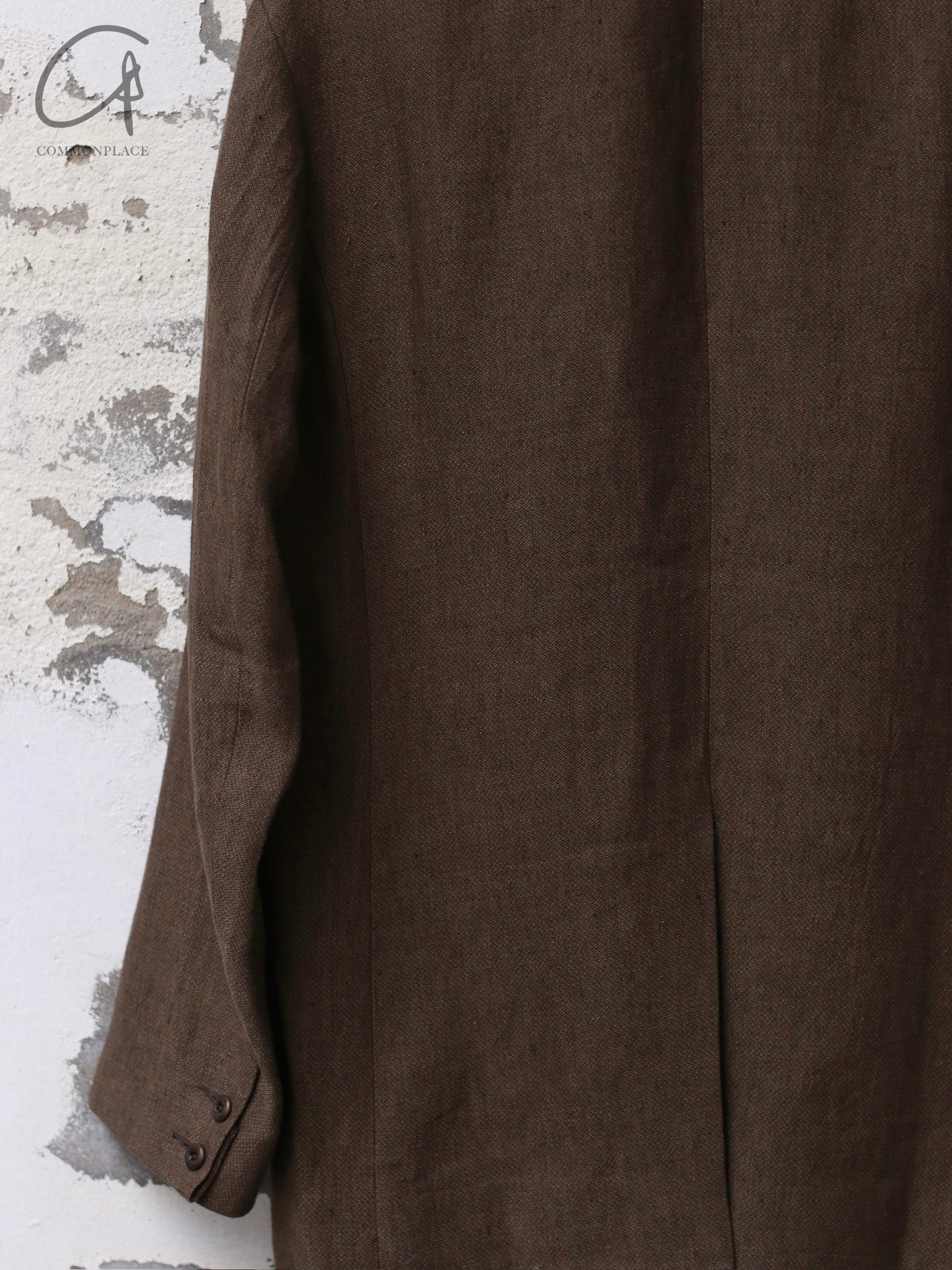 Stovaigh Linen Blazer STV-STOVLIBZ01-0 Brown - Image 3