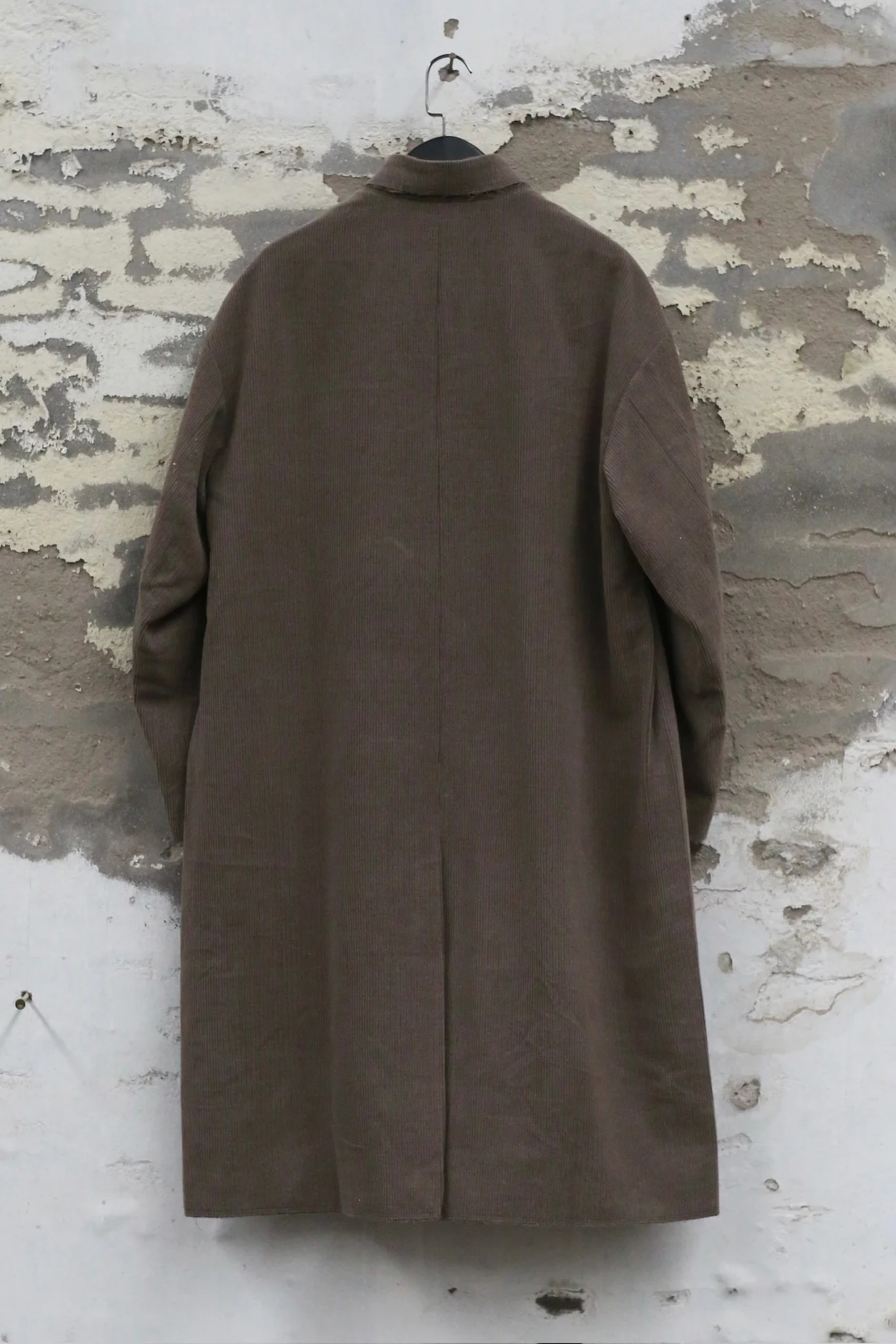 Stovaigh Oversized Collarless Jacket/Wide-Leg Pants STV-ST25074CO-0 Coat - Image 2