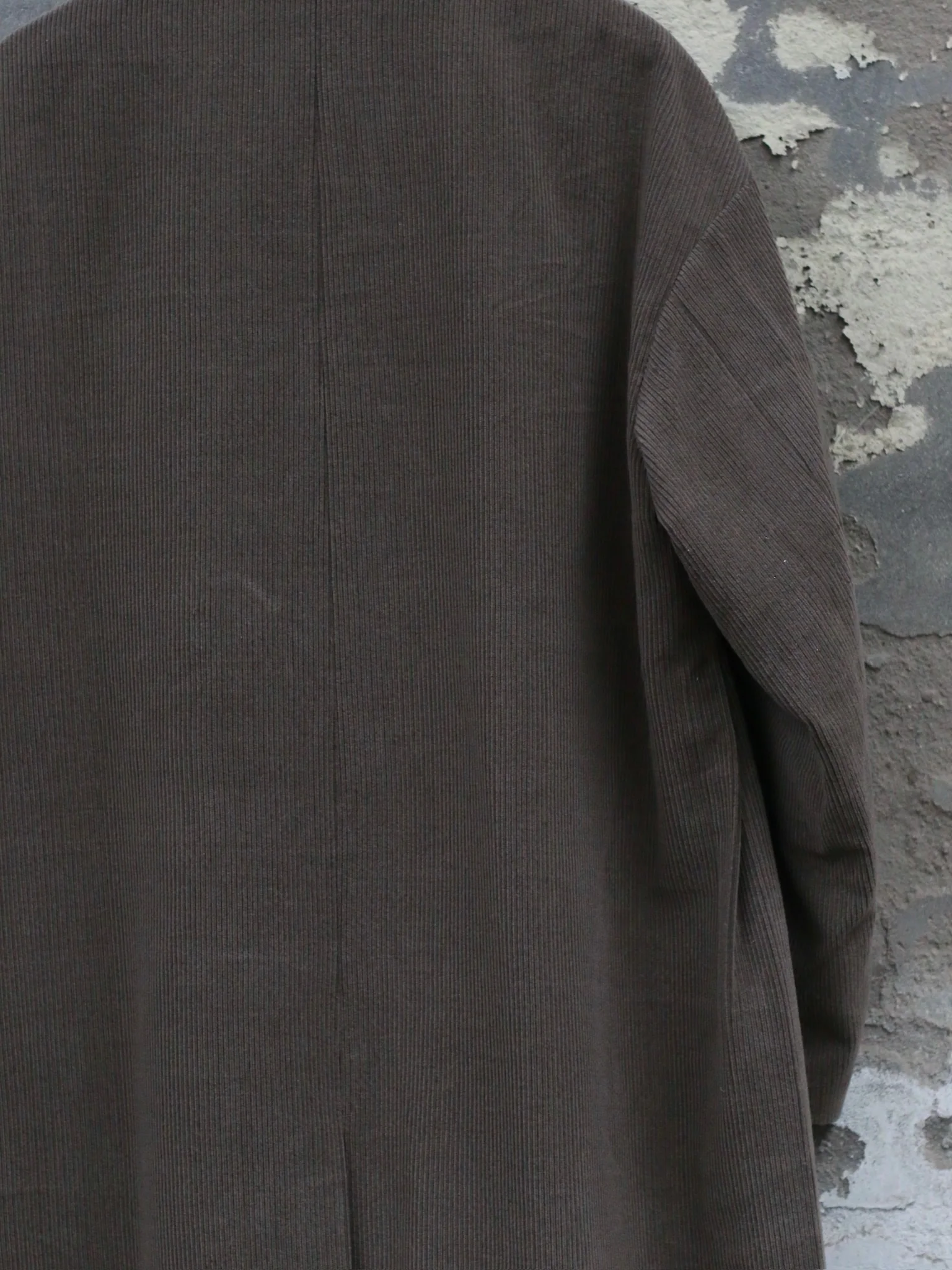 Stovaigh Oversized Collarless Jacket/Wide-Leg Pants STV-ST25074CO-0 Coat - Image 4