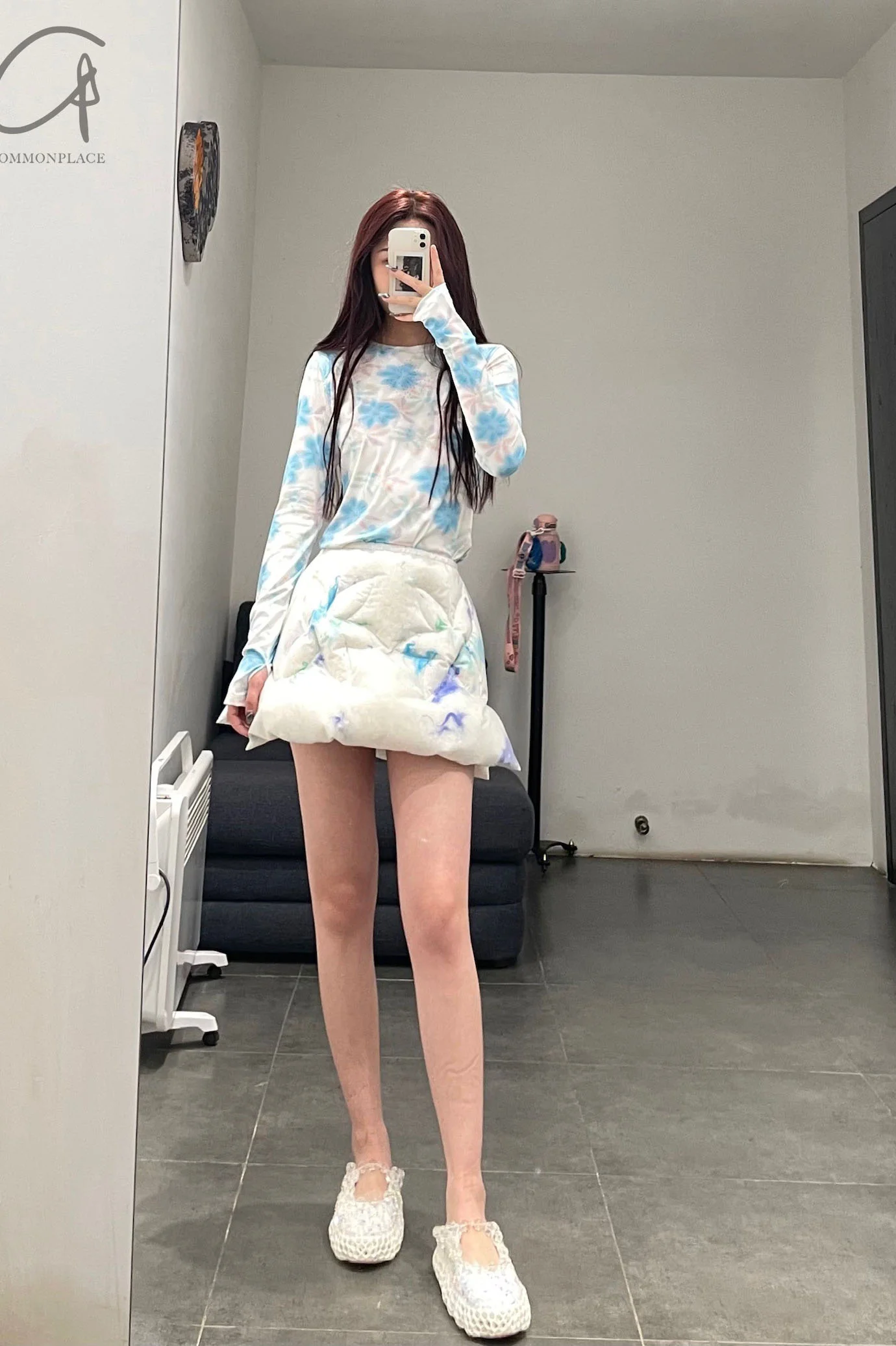 Susanfang Blue and White Printed Top SPT21TOP02NYWBPRT PSSF3 - Image 18