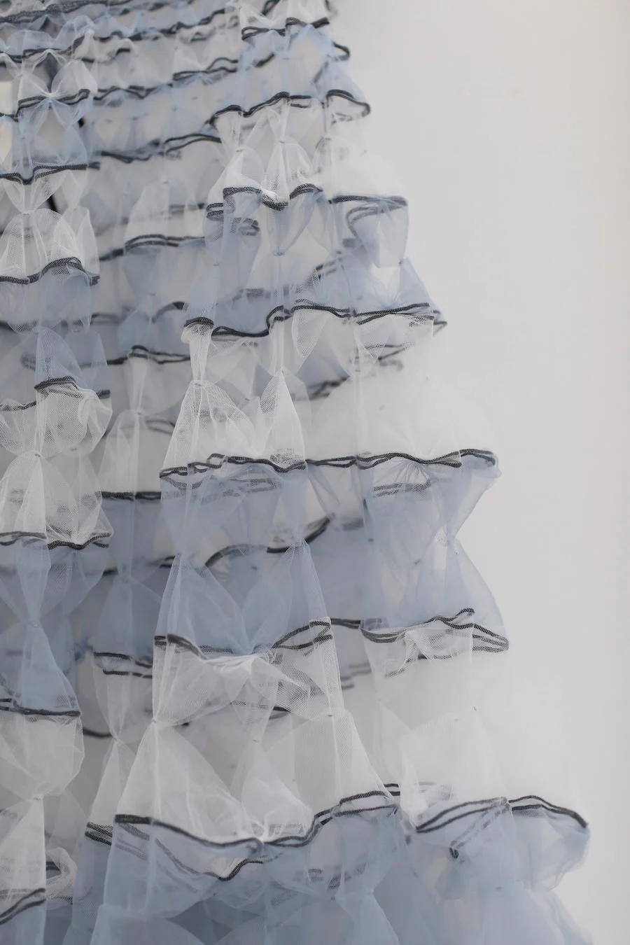 Susanfang blue and white streamer dress (set of two) SS22DRE32TULBLWHT - Image 12