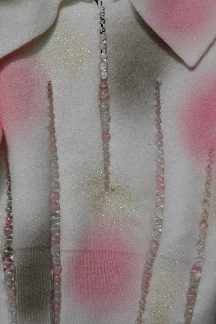 Susanfang Bubble Knit Top AW21JKT01KNITPKYE - Image 3